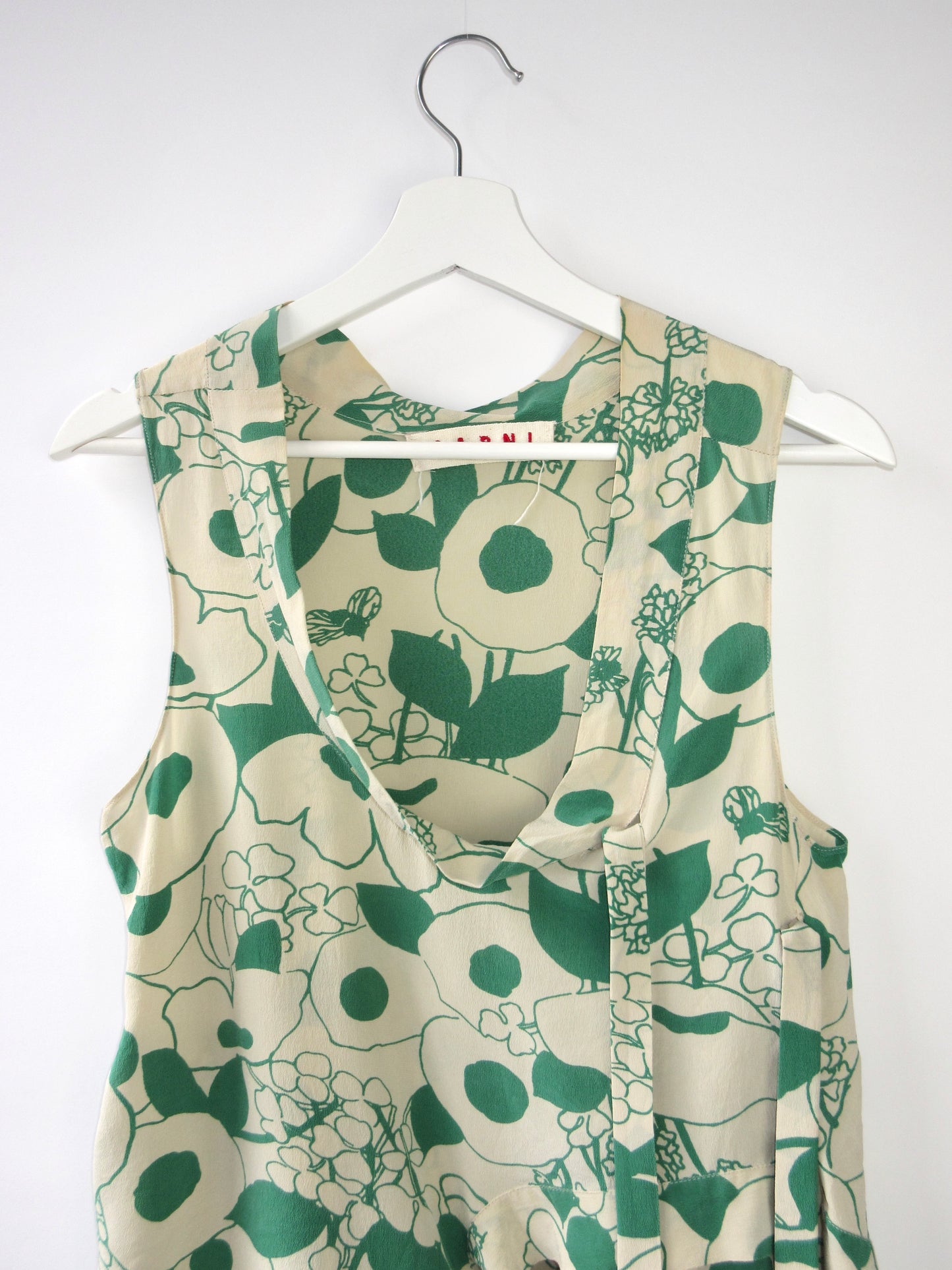 【used】MARNI asymmetry design sleeveless top
