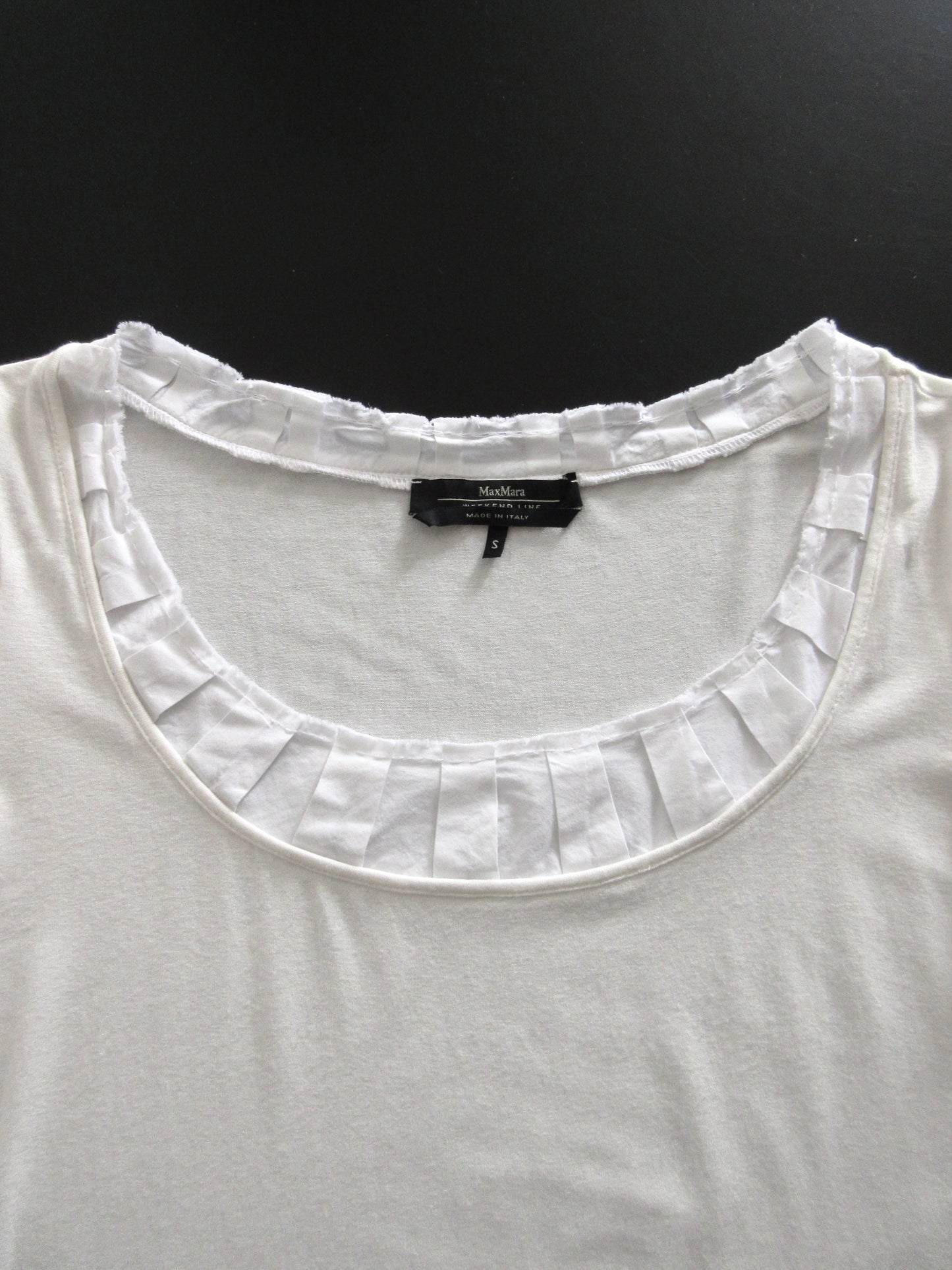 【used】maxmara detailed t-shirt