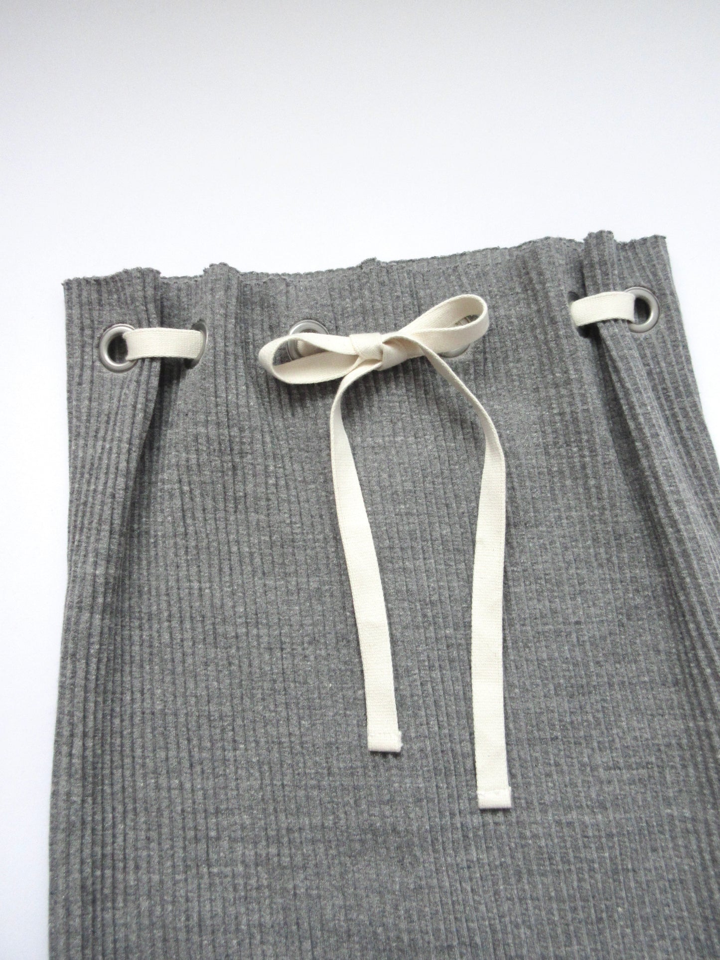 eyelet rib skirt