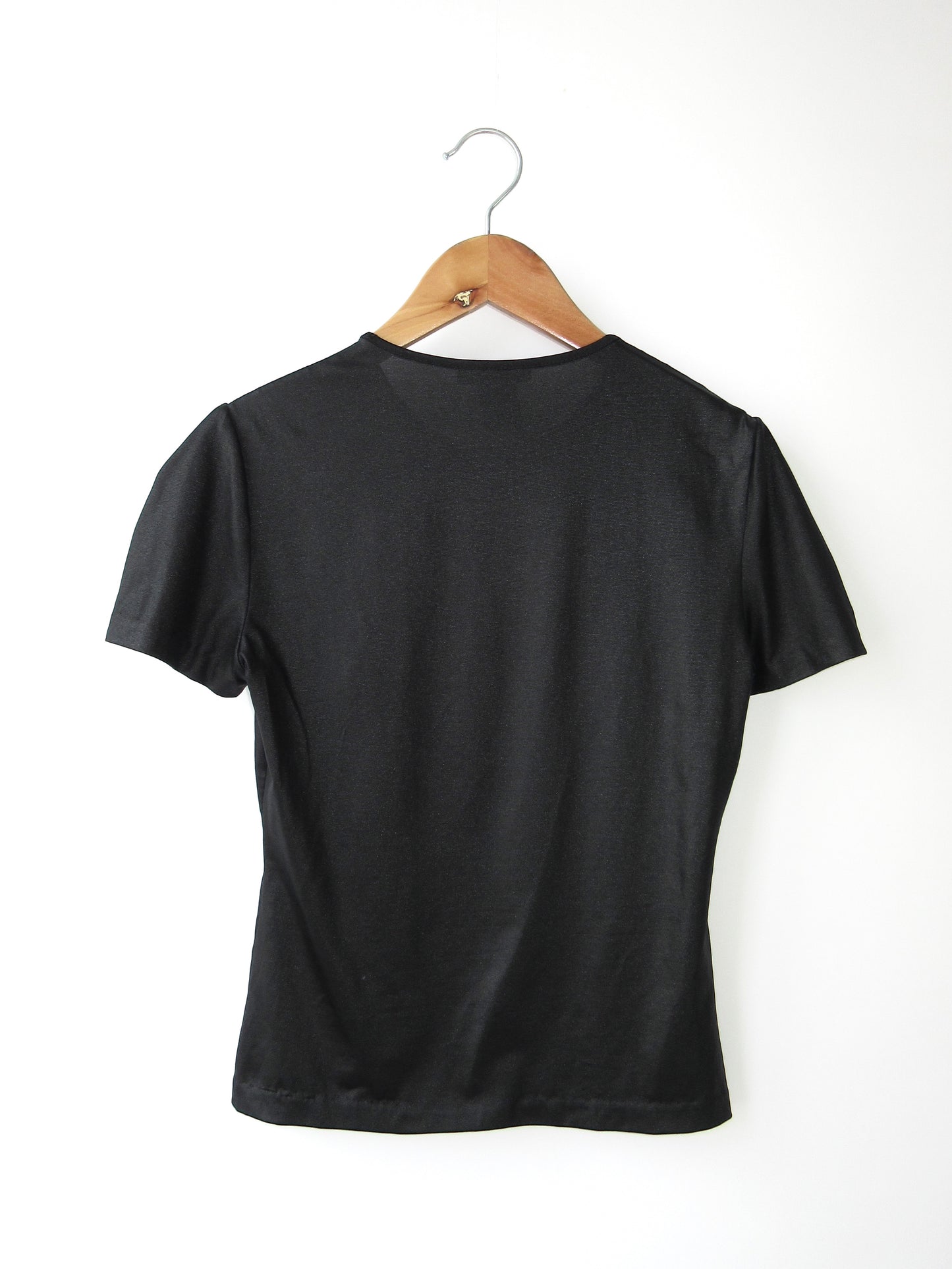 【used】VIVIENNE TAM puff sleeve silky top