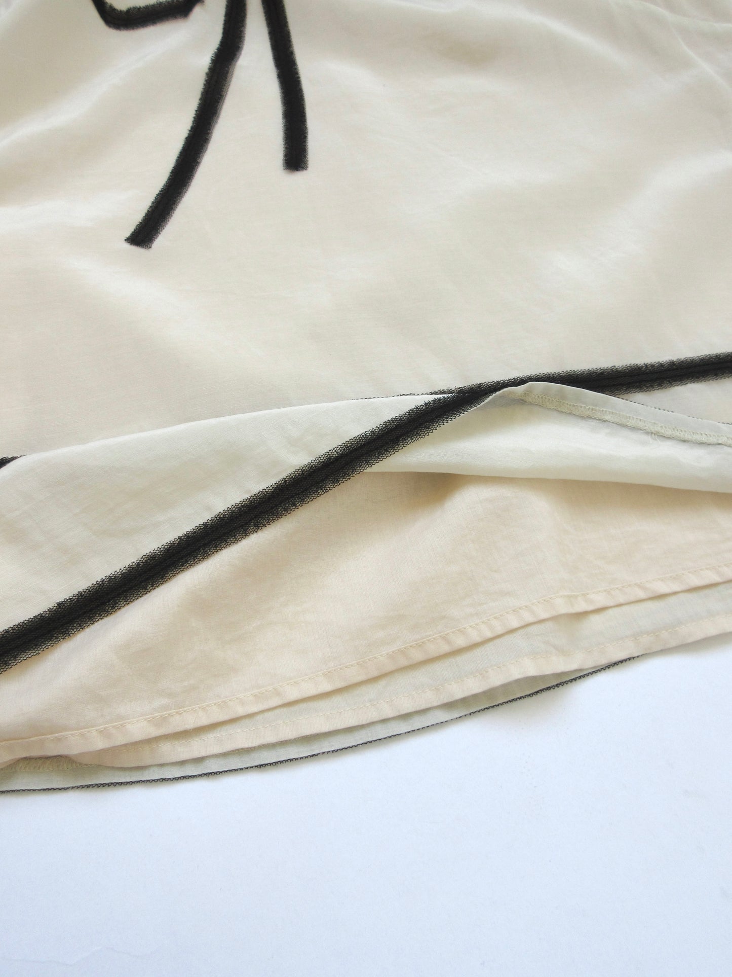 ribbon silk sleeveless top