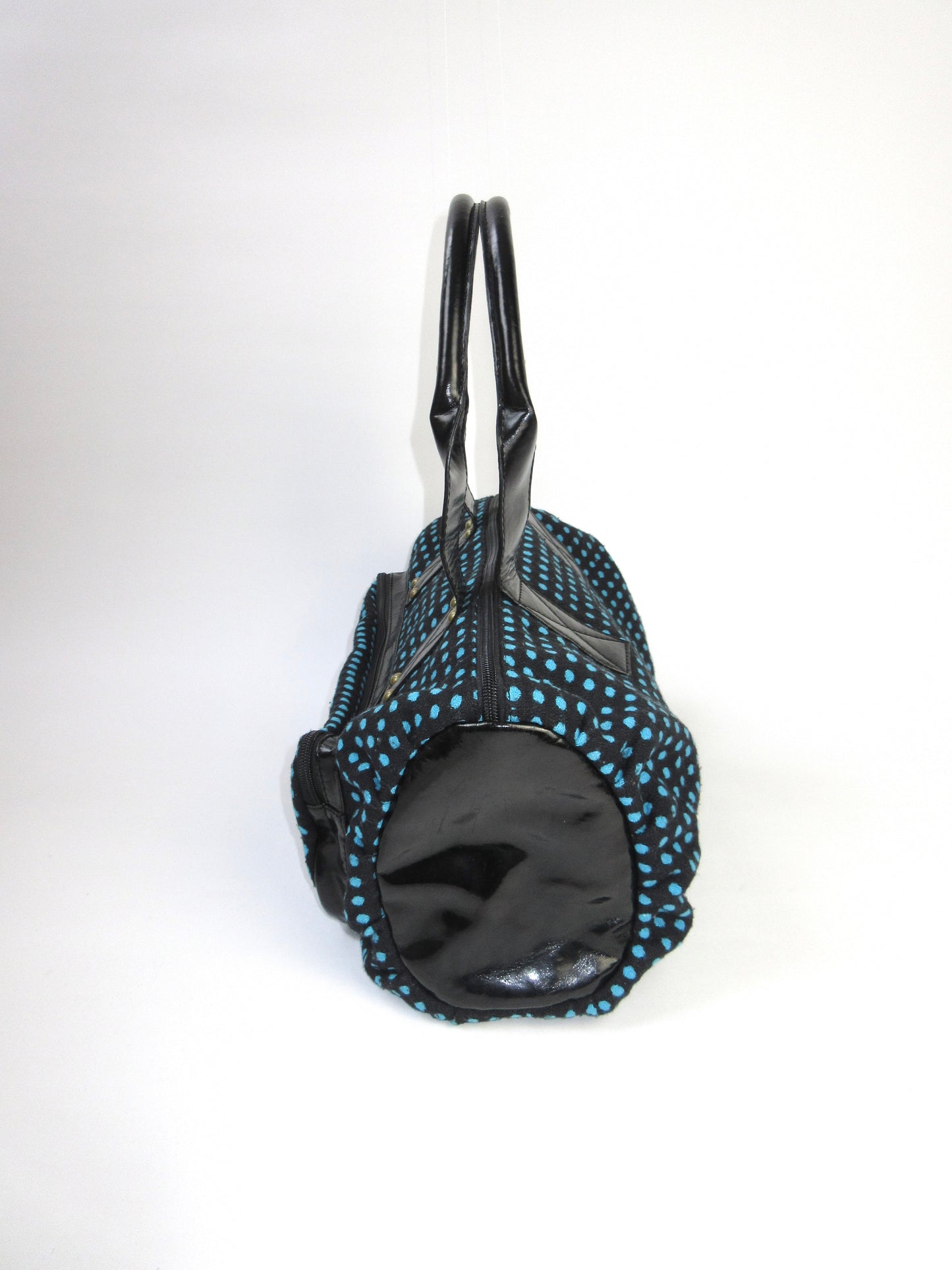 polka dots boston bag