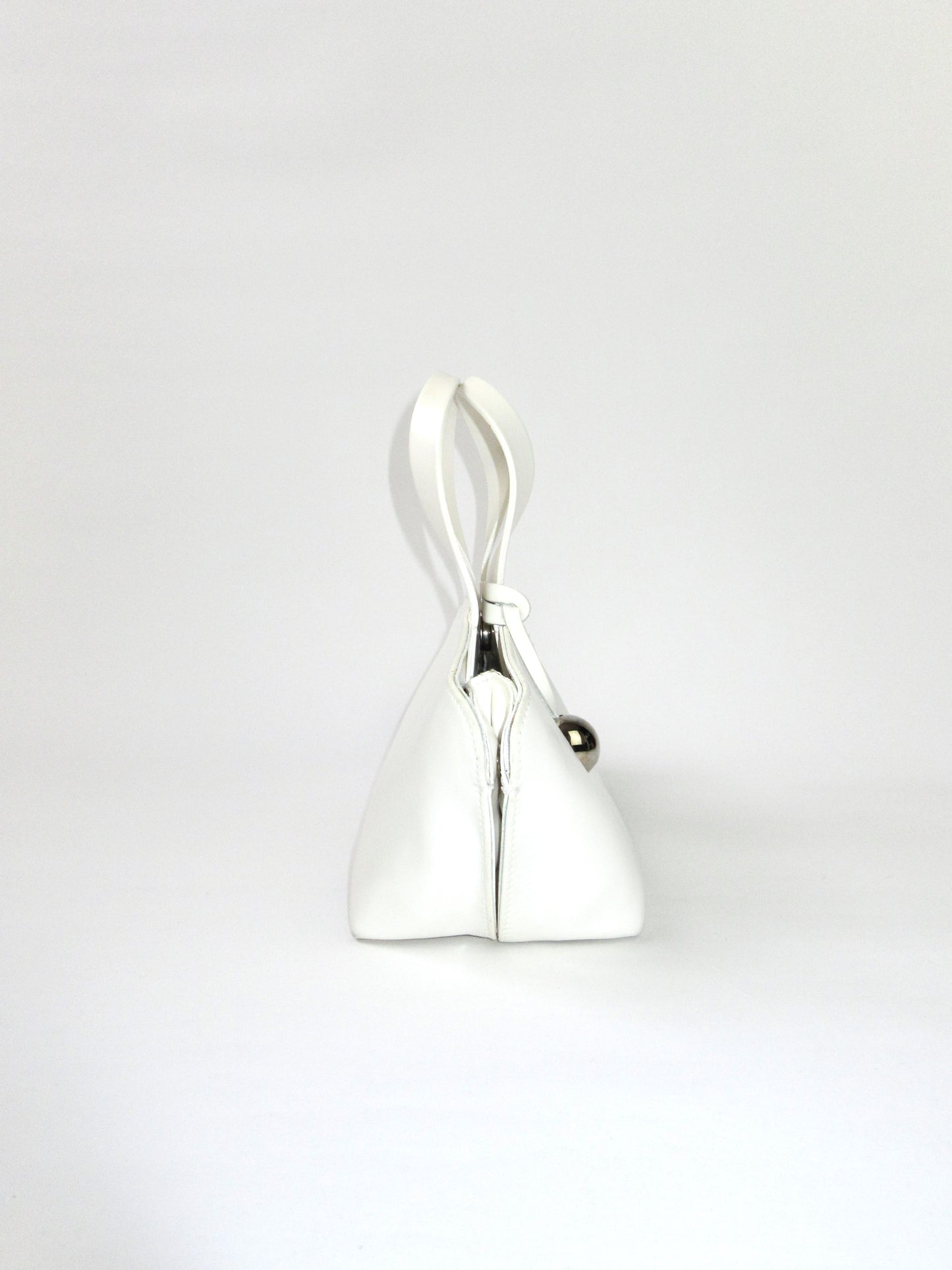 FURLA white leather handbag