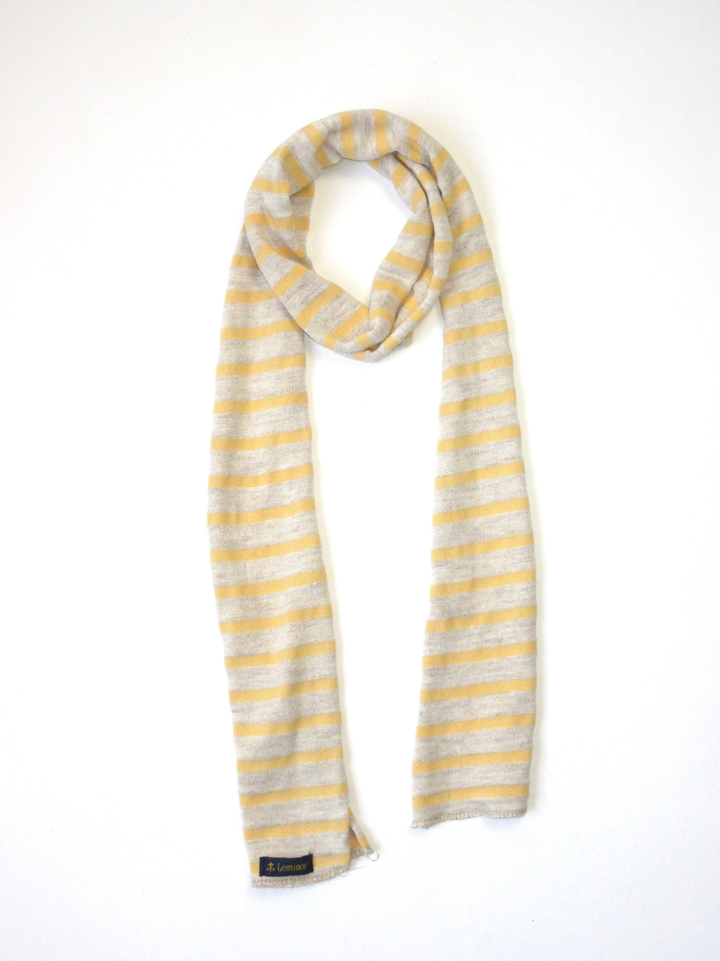 34 dewy beads stripe scarf