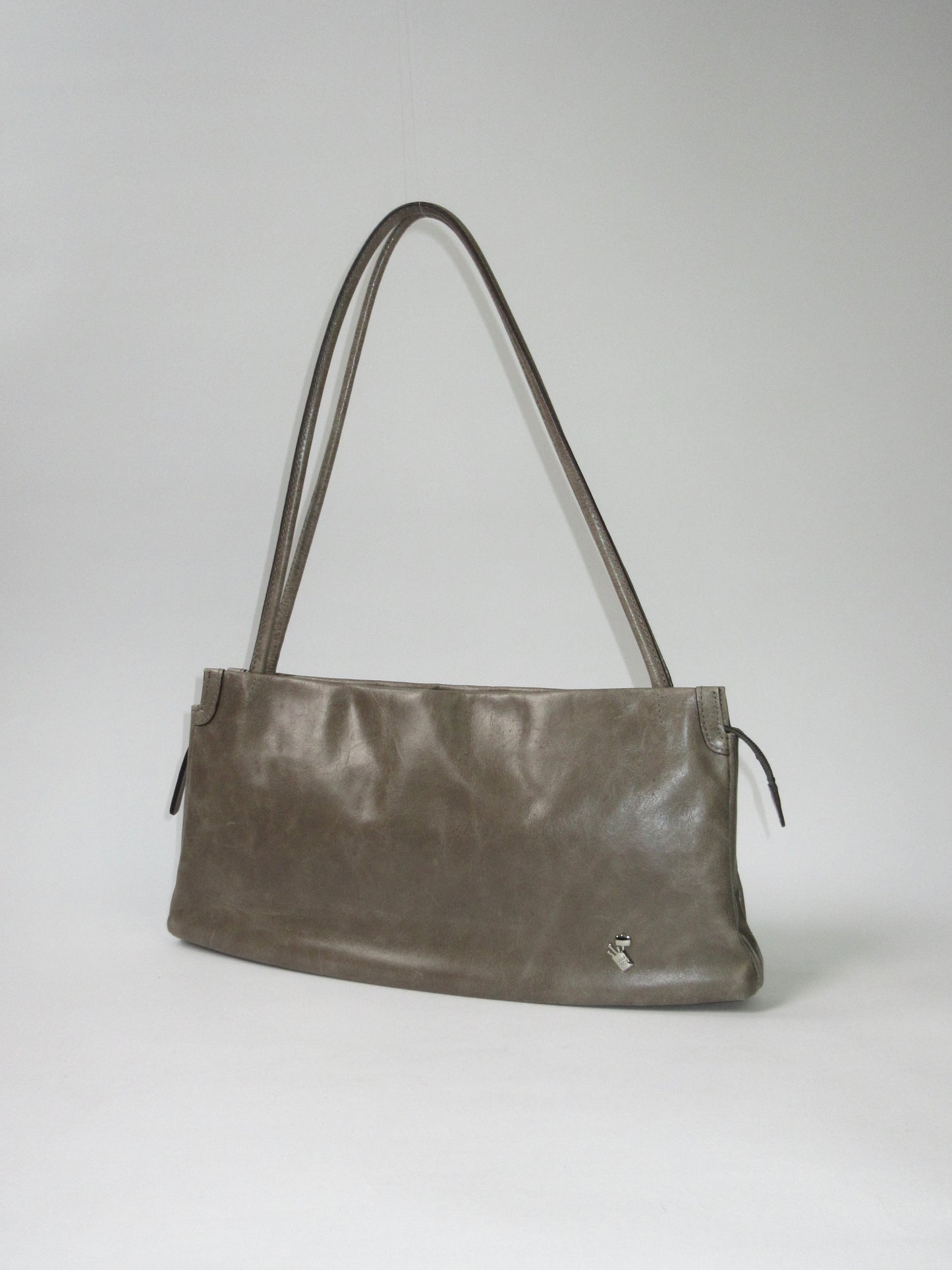 antique khaki shoulder bag