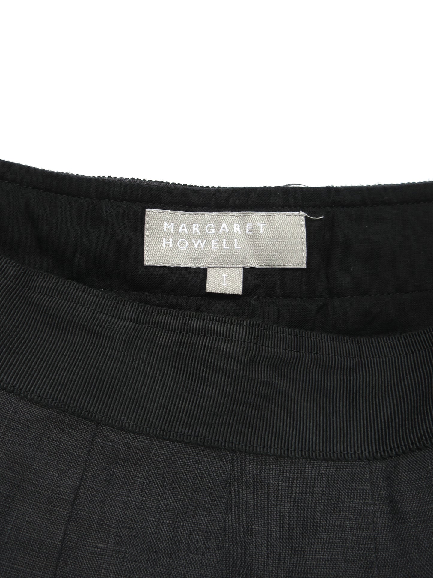 MARGARET HOWELL linen flare skirt