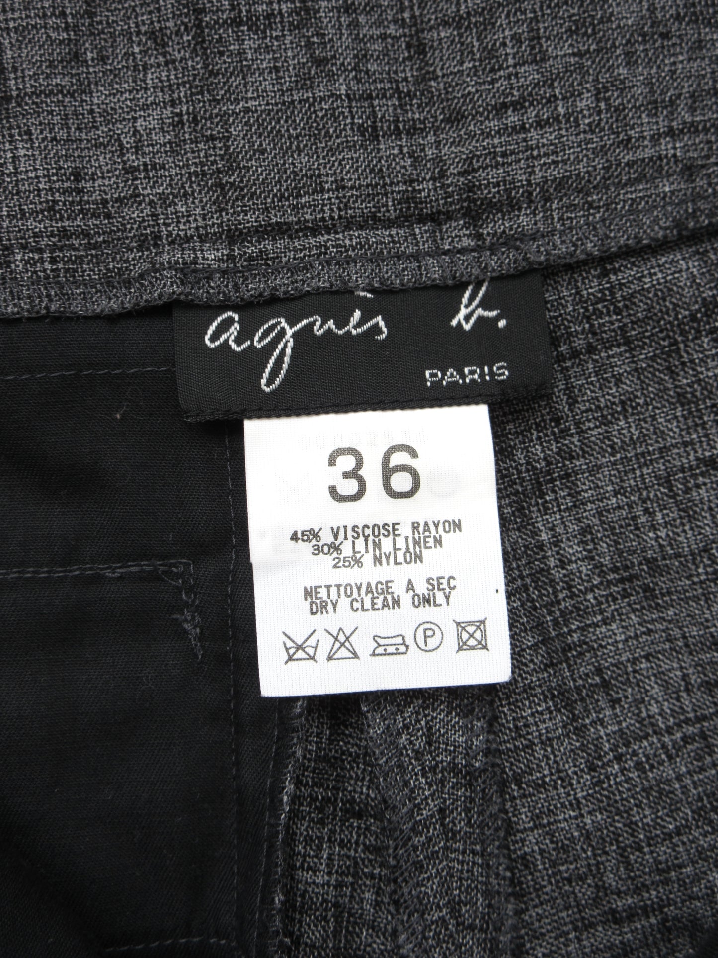 agnes b. summer linen slacks