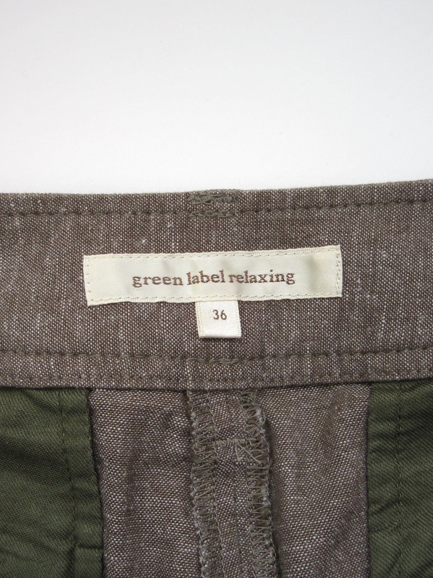 linen straight pants