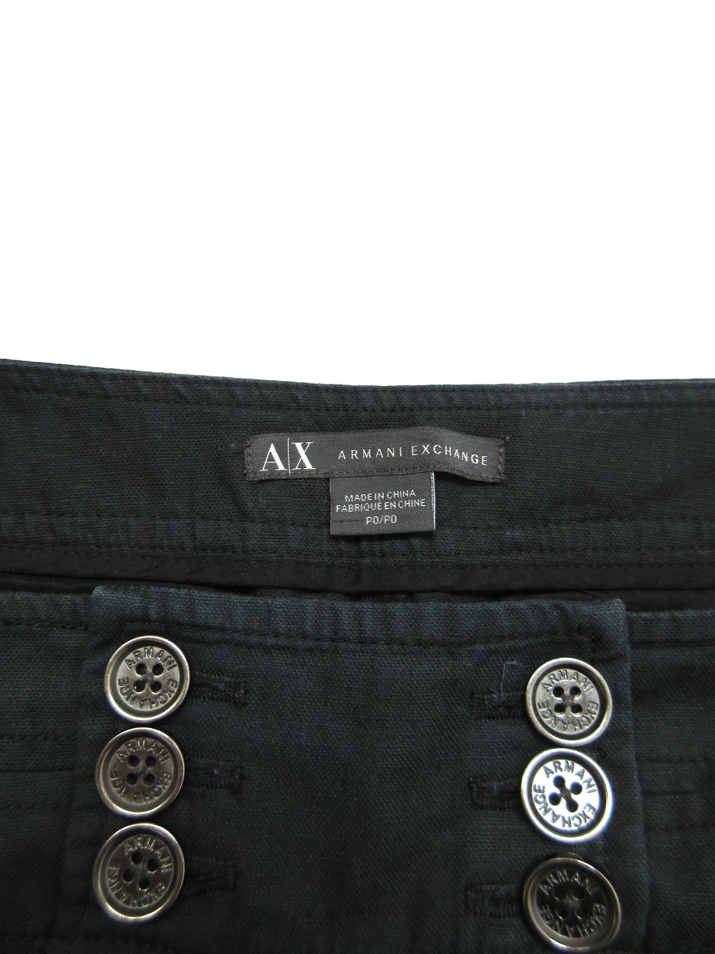 ARMANI EXCHANGE dark green pants