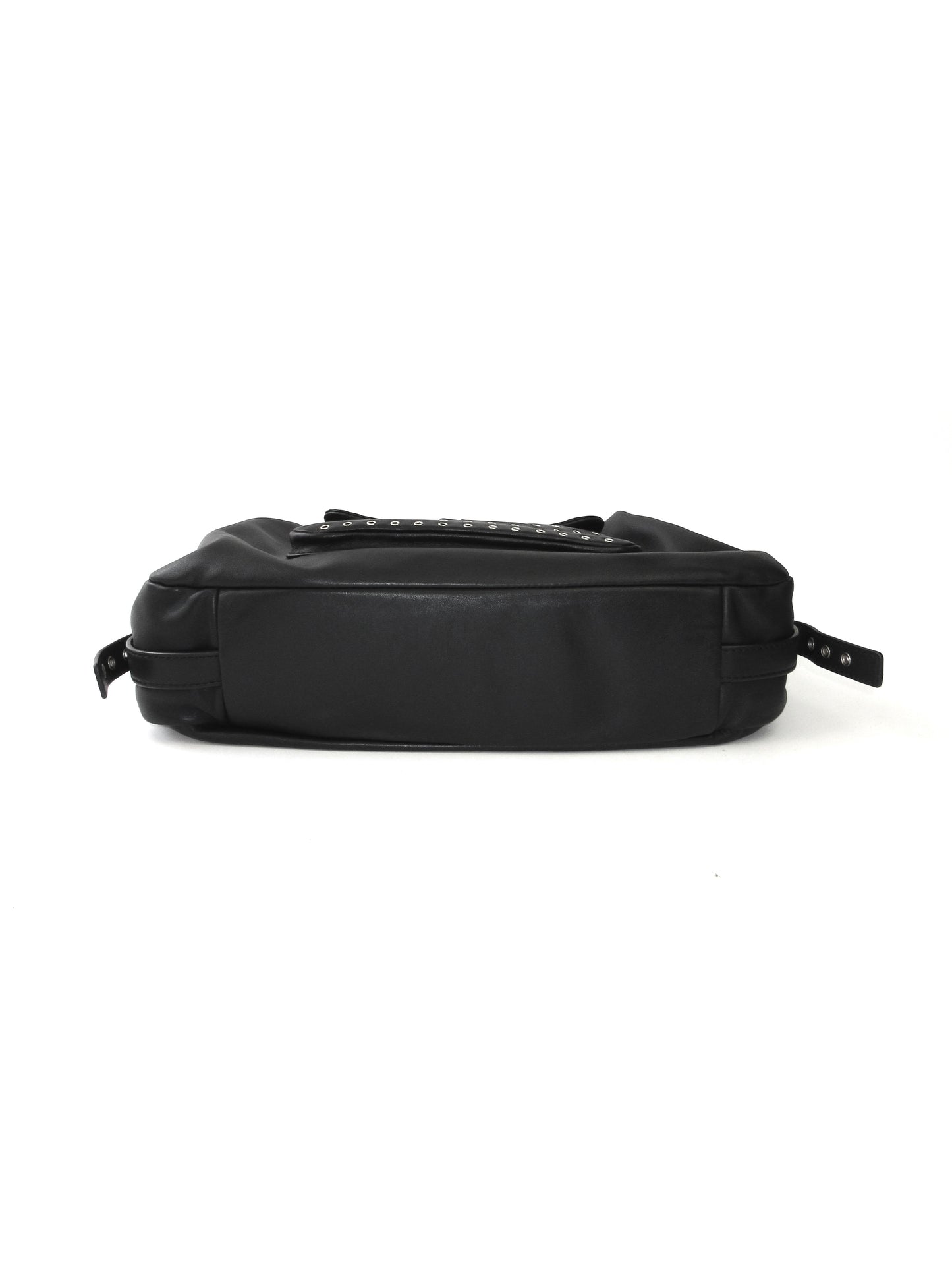 agnes b. eyelet design shoulder bag
