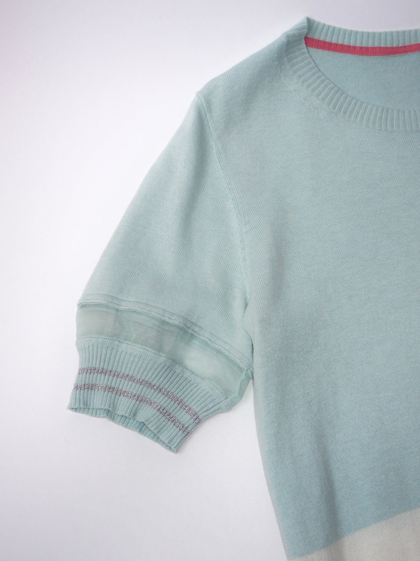 sherbet colors summer knit top