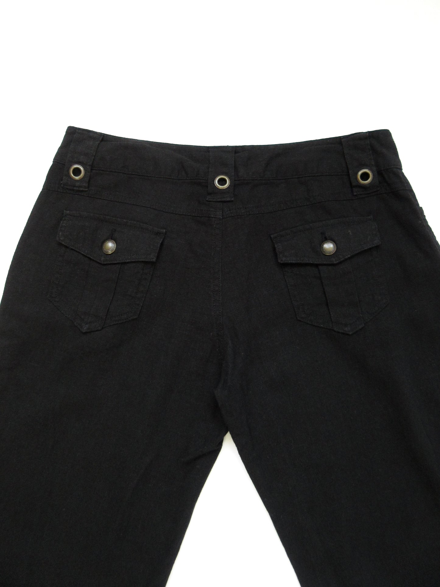 linen details pants