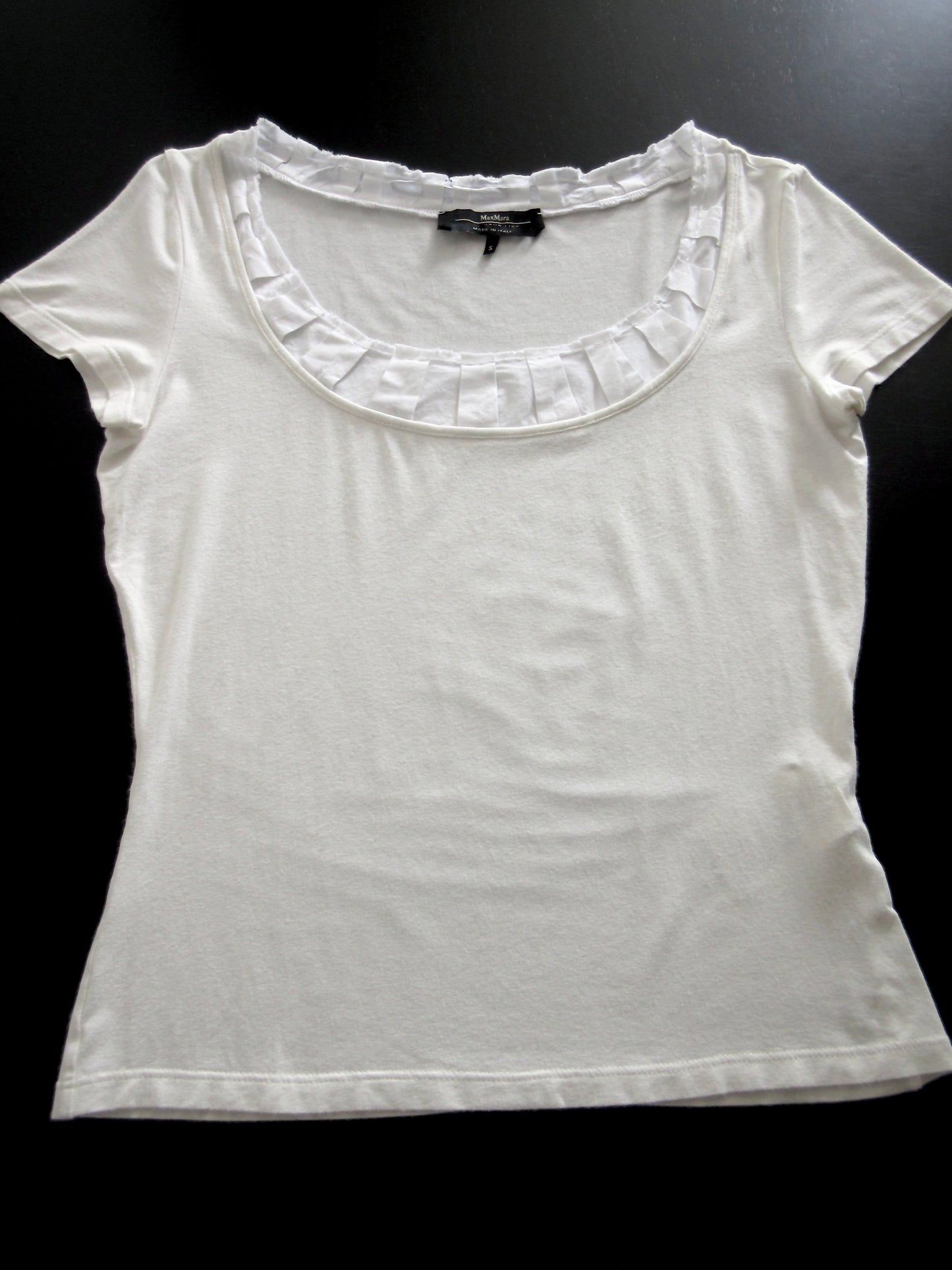 【used】maxmara detailed t-shirt