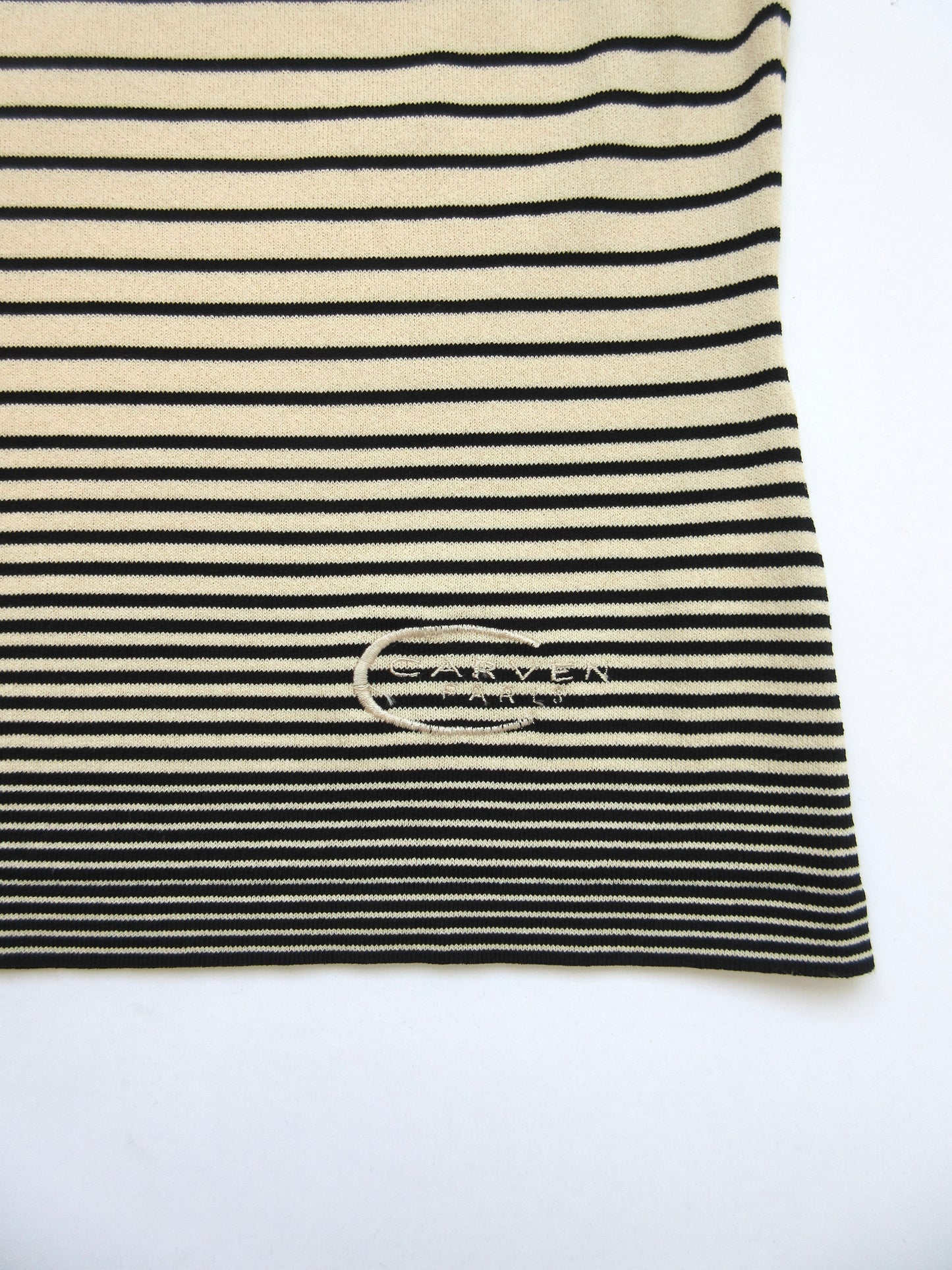 CARVEN gradation border sleeveless top