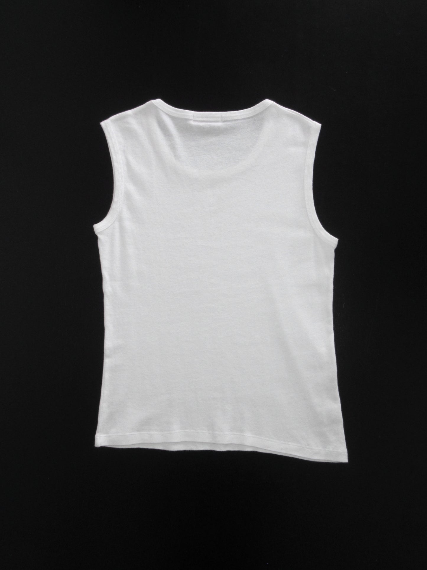 dots ribbon design sleeveless top