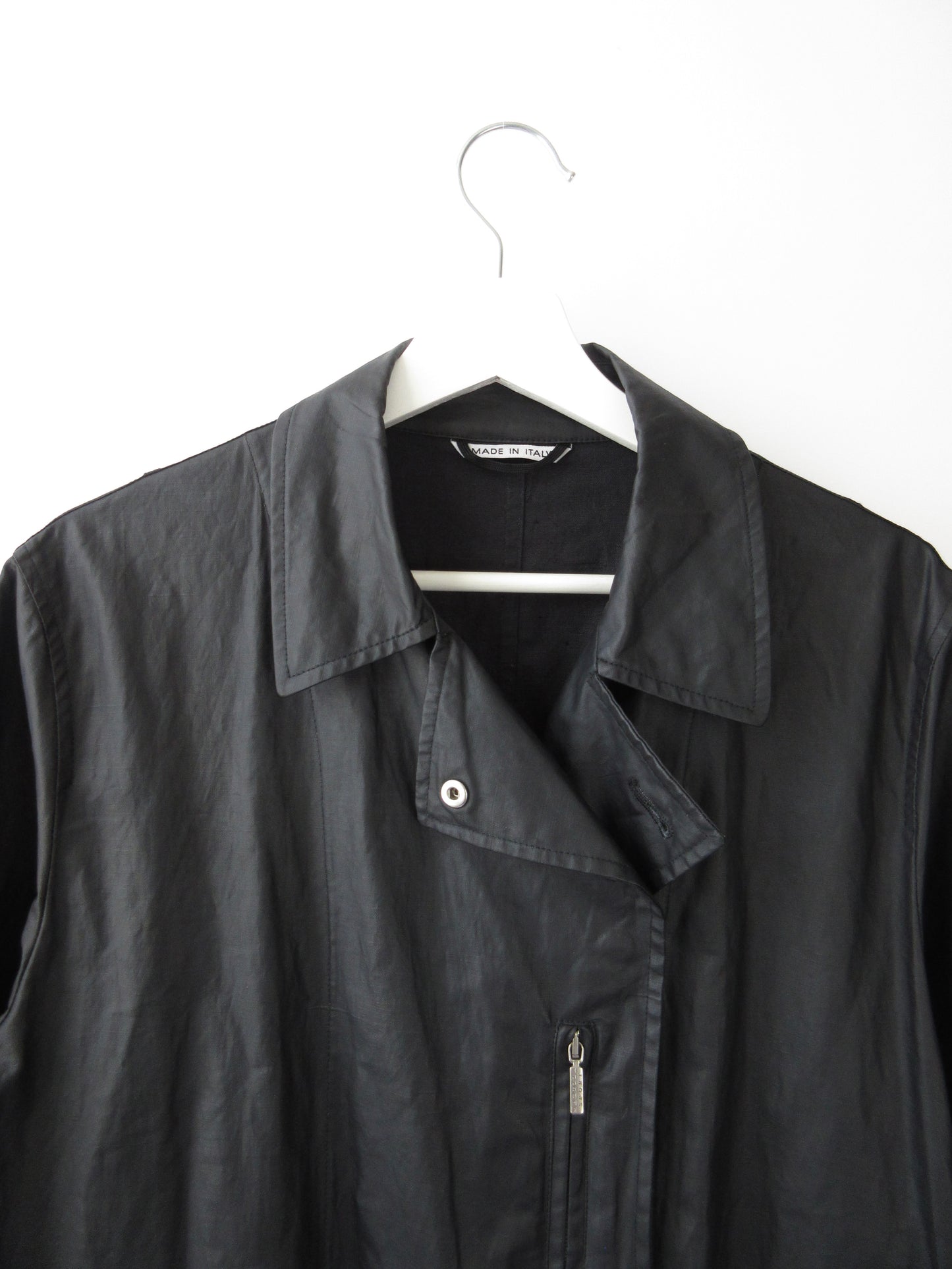 Italy faux leather jacket