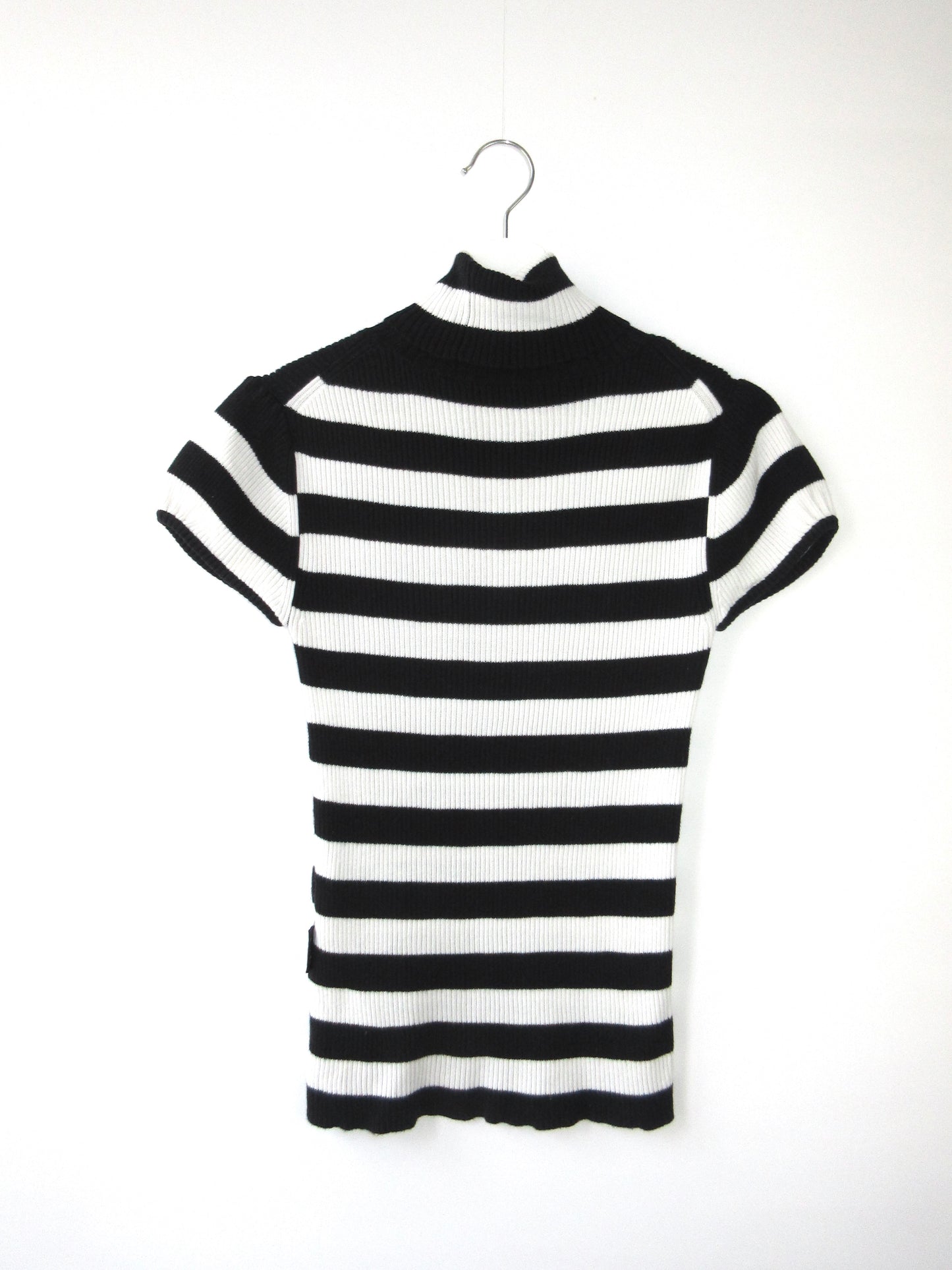 agnes b. border turtleneck cotton knit