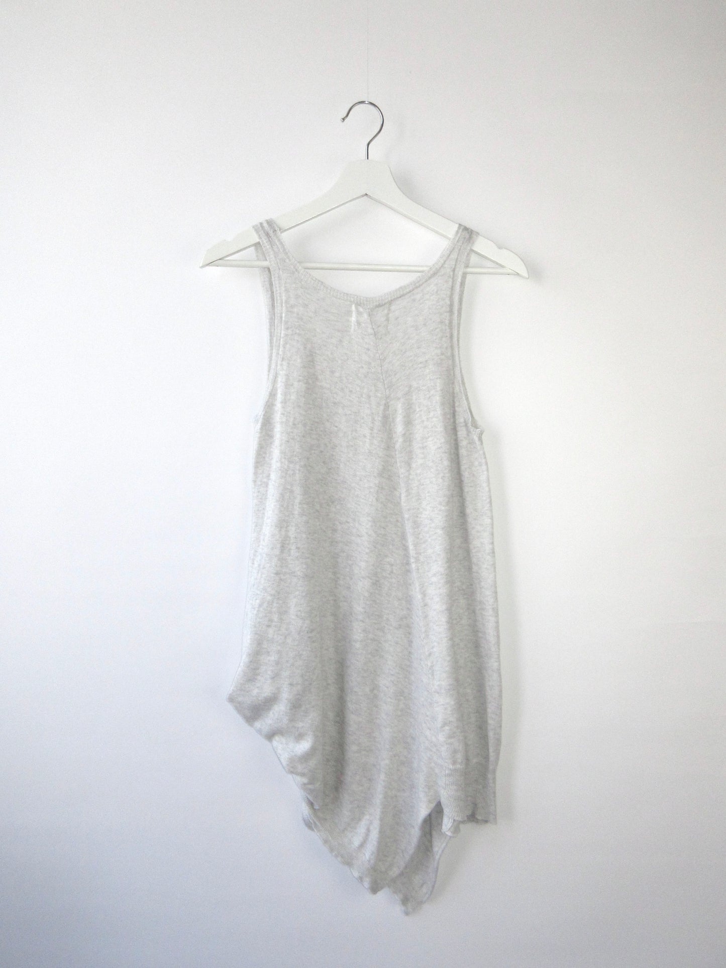 【used】asymmetry design cotton knit tunic