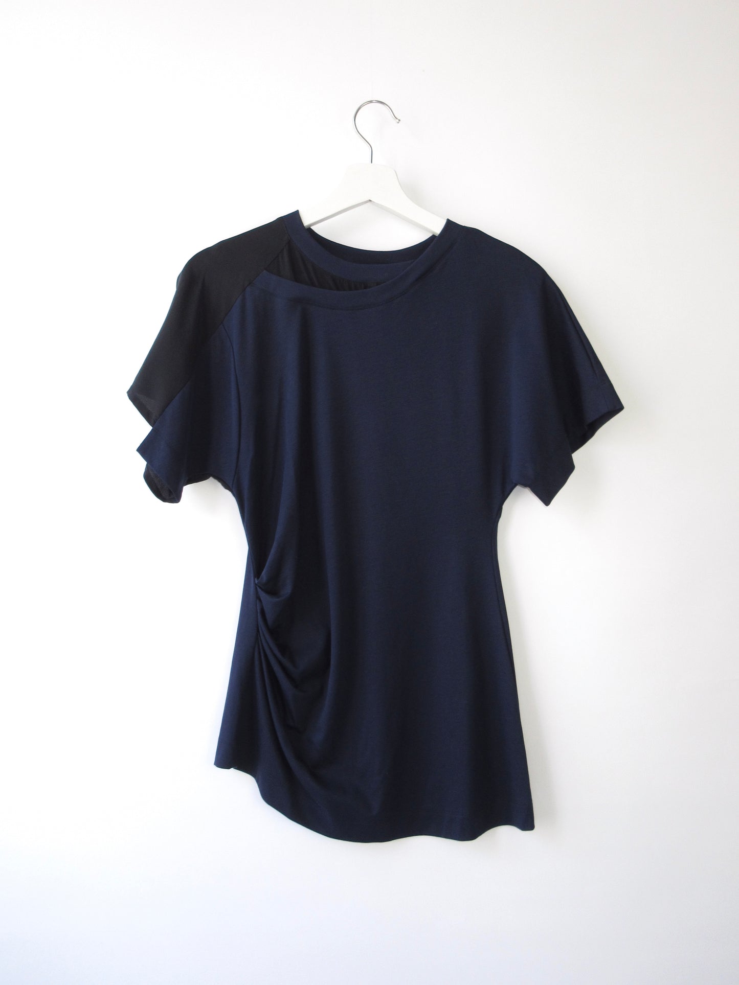 SPORTMAX drape asymmetry top
