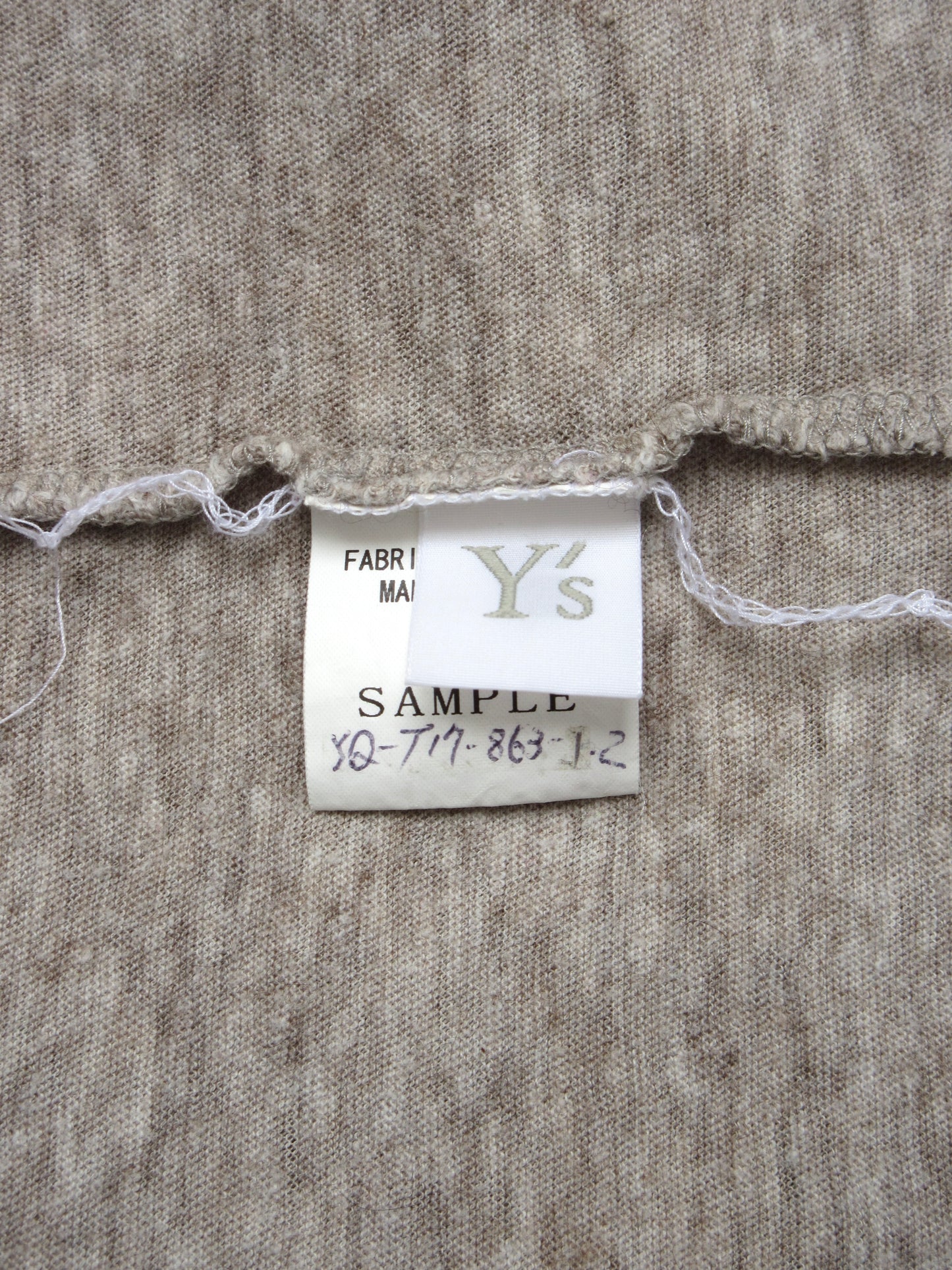 【used】Y's docking long sleeve top