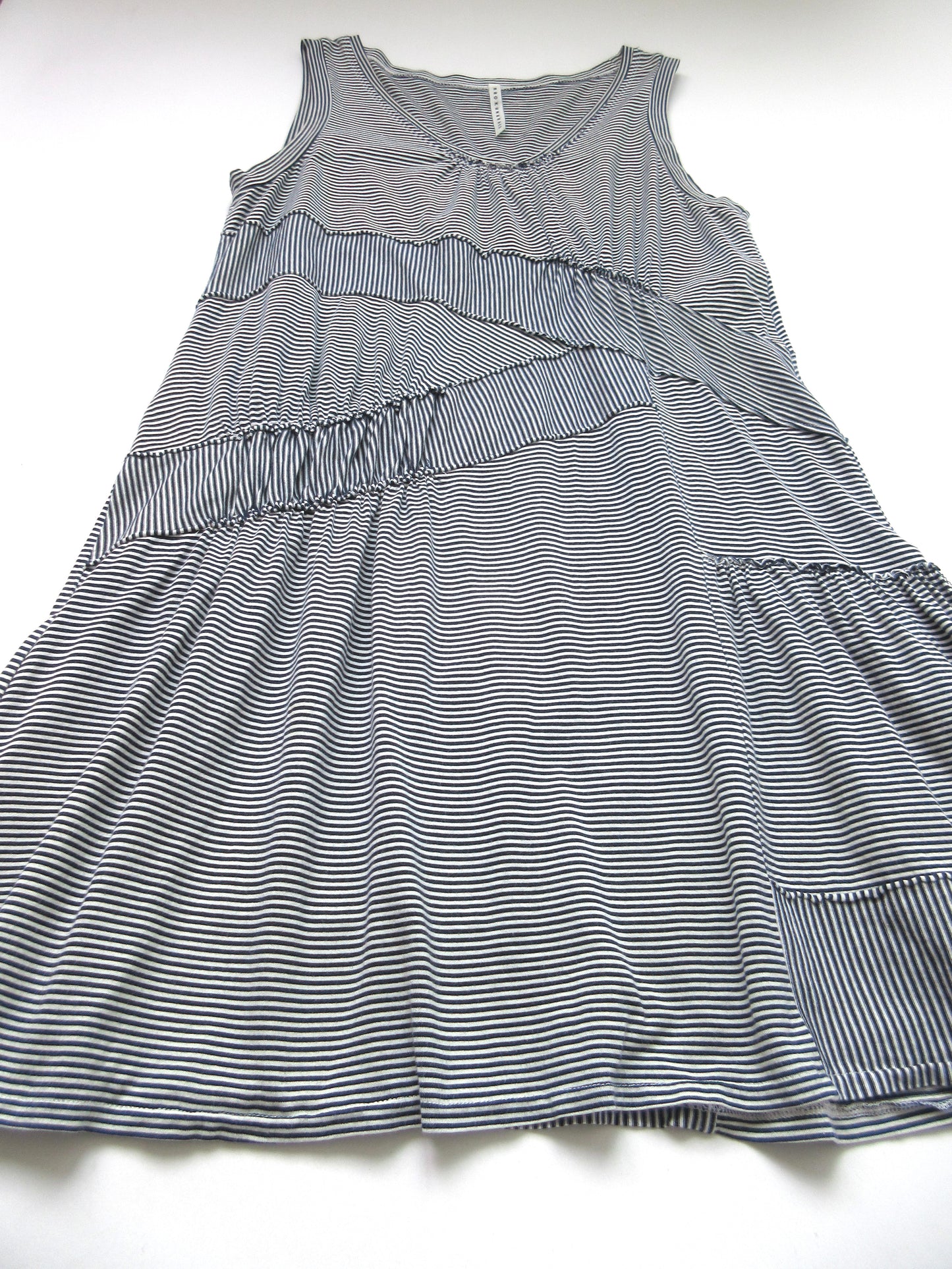 sunaokuwahara stripe design tunic dress