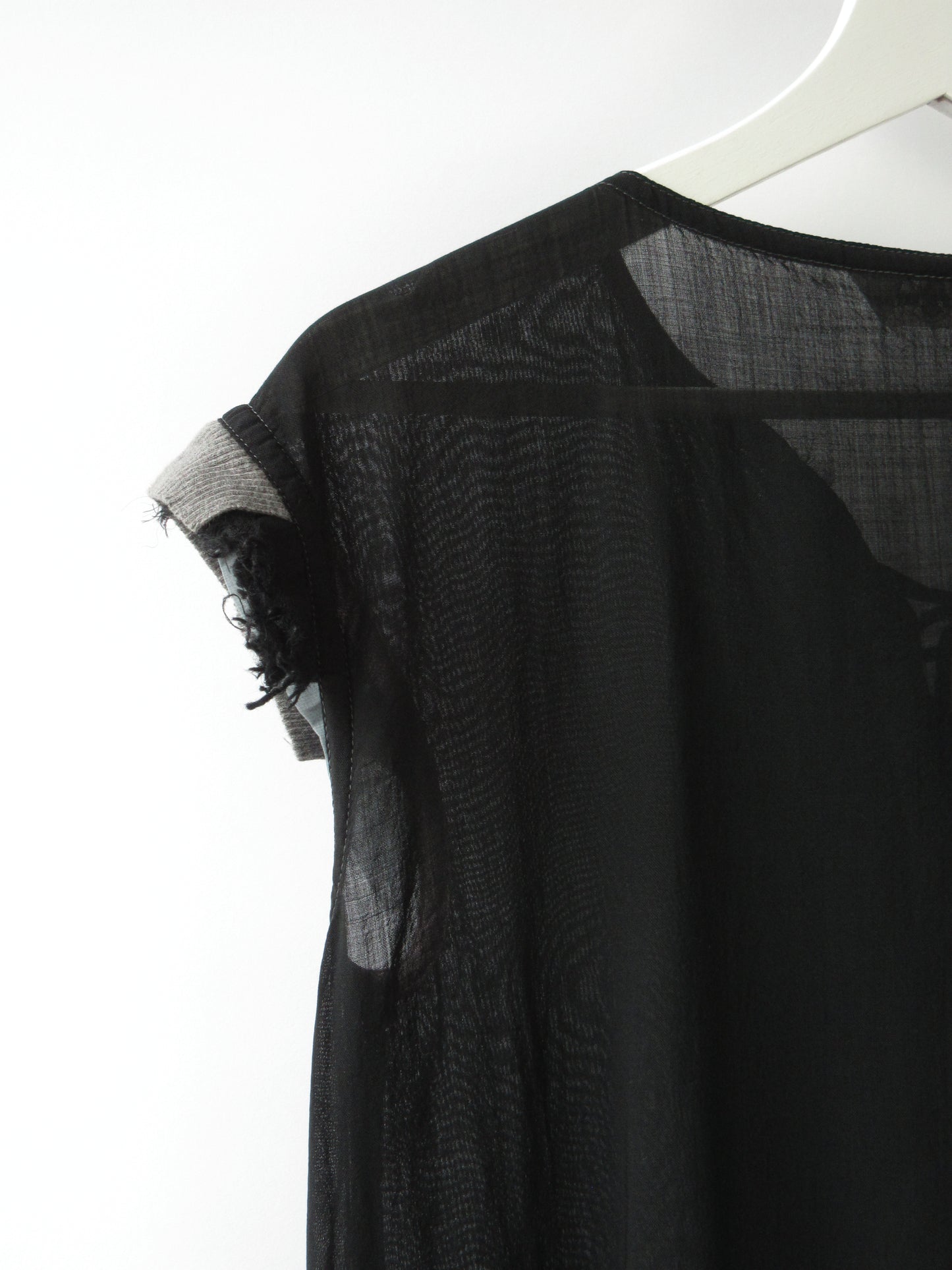 gomme asymmetry lace up dress