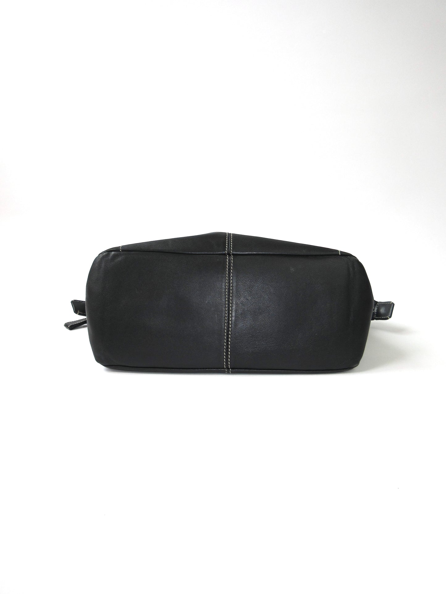 agnes b. leather tote bag