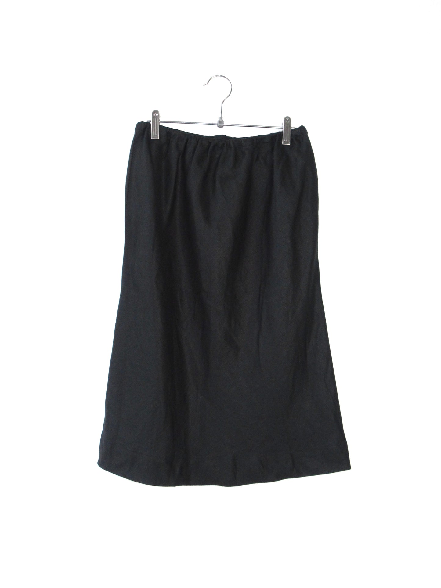 DKNY linen midi skirt