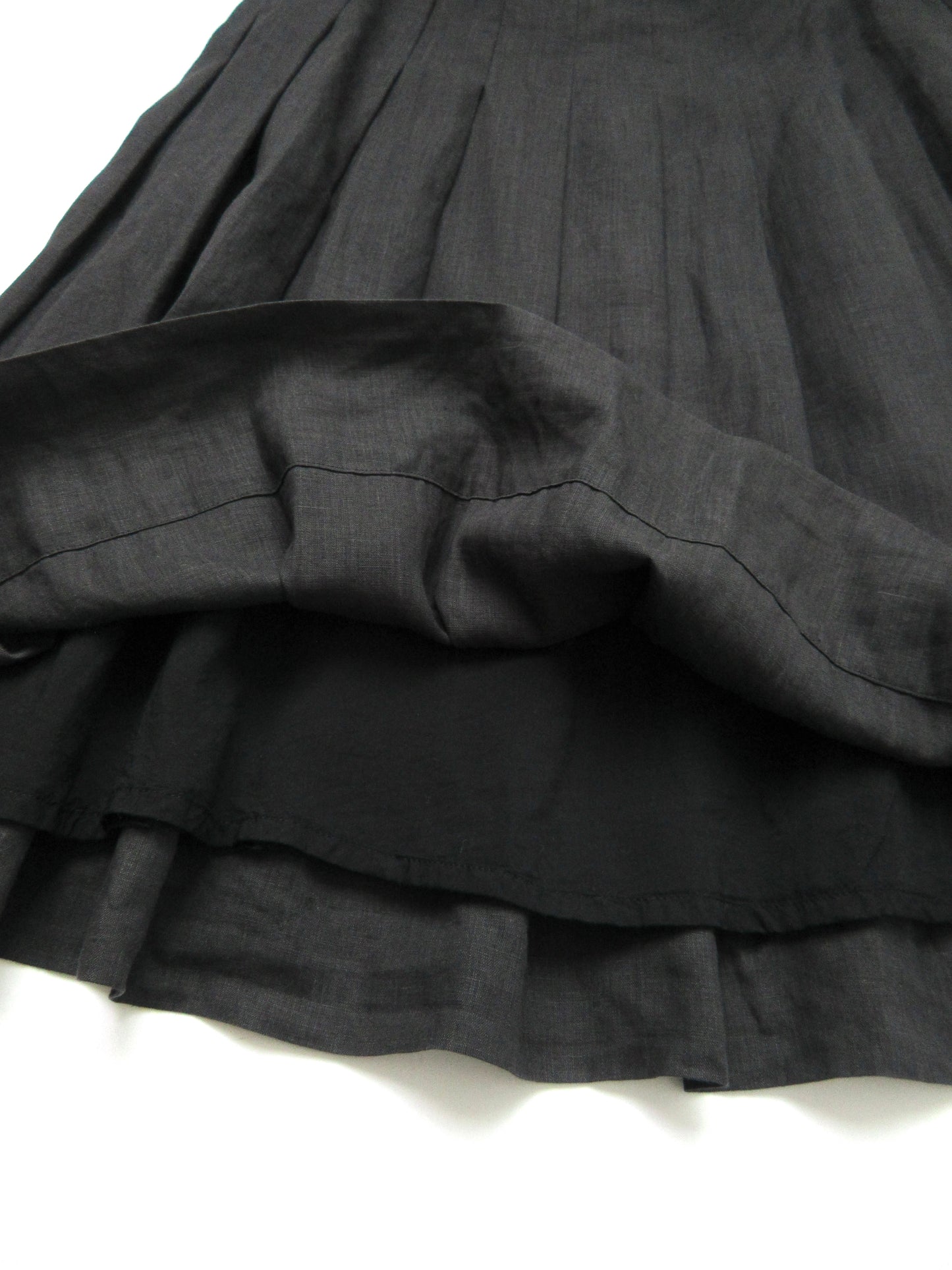 MARGARET HOWELL linen flare skirt