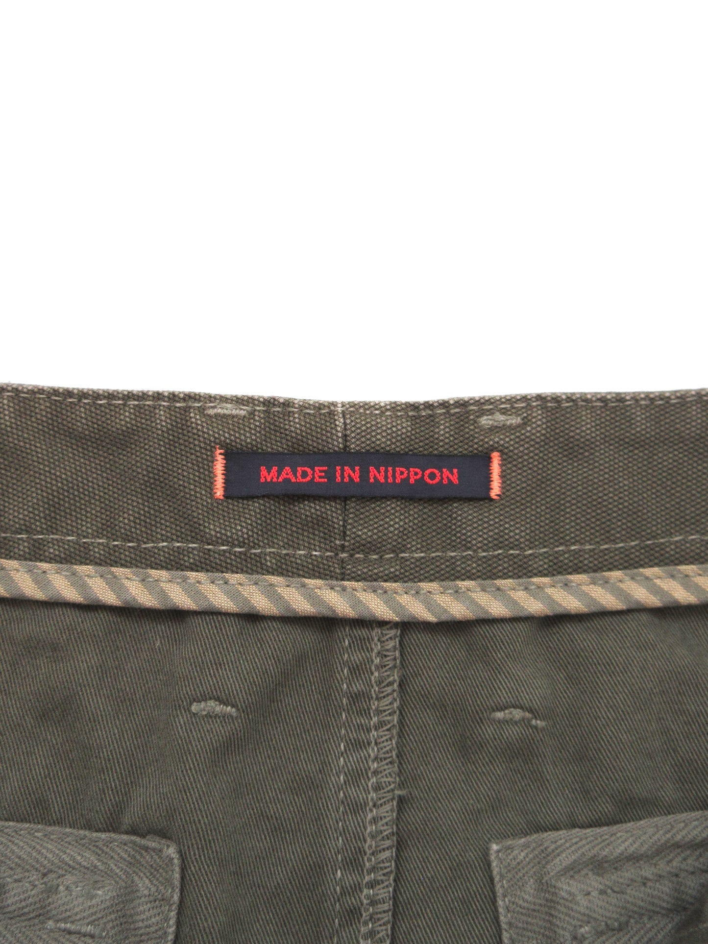 khaki military skirt