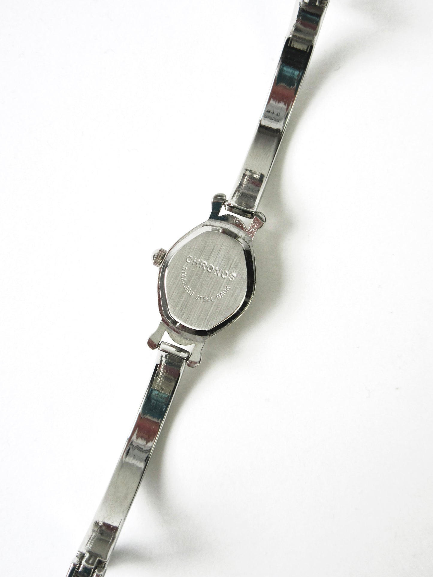 coral diamond shaped watch