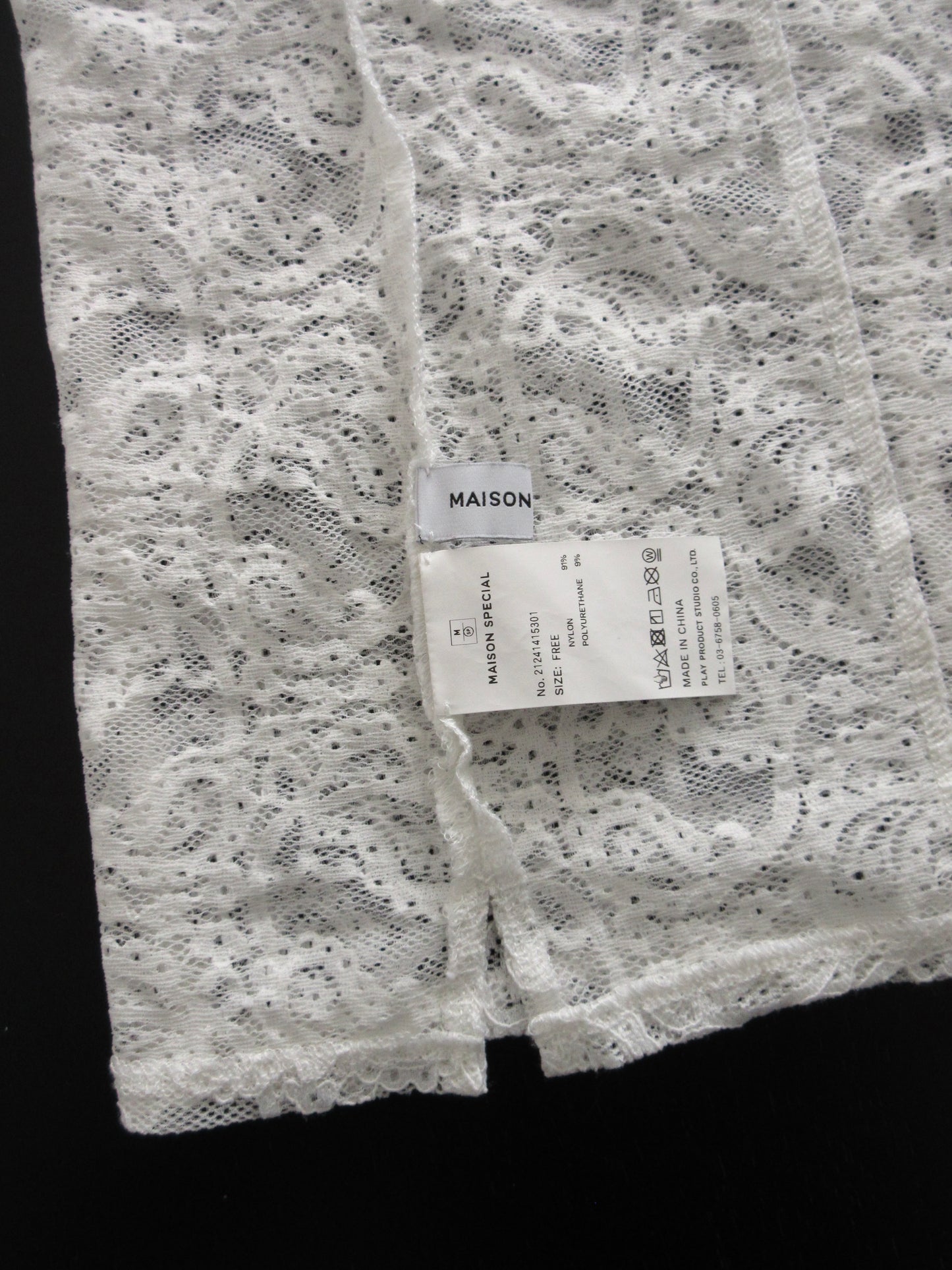 U neck lace longsleeve