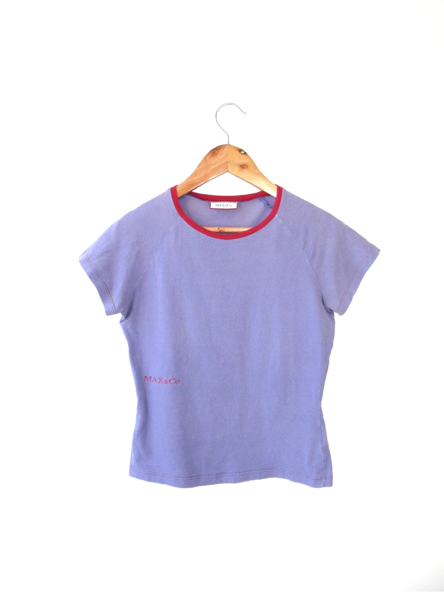 【used】MAX&Co. purple raglan t-shirt