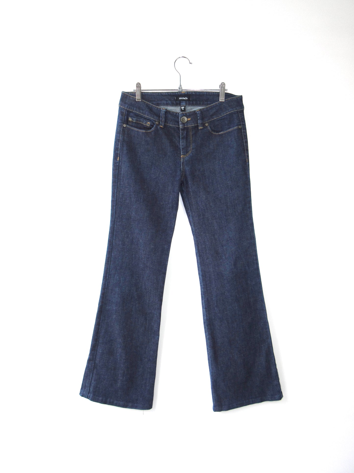 MAX&Co. blue denim slim flare