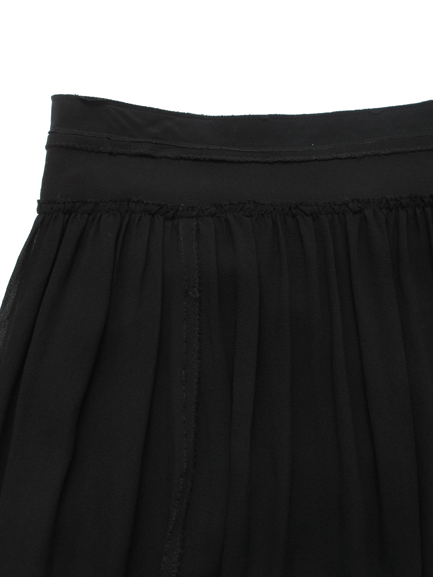 DKNY silk chiffon skirt