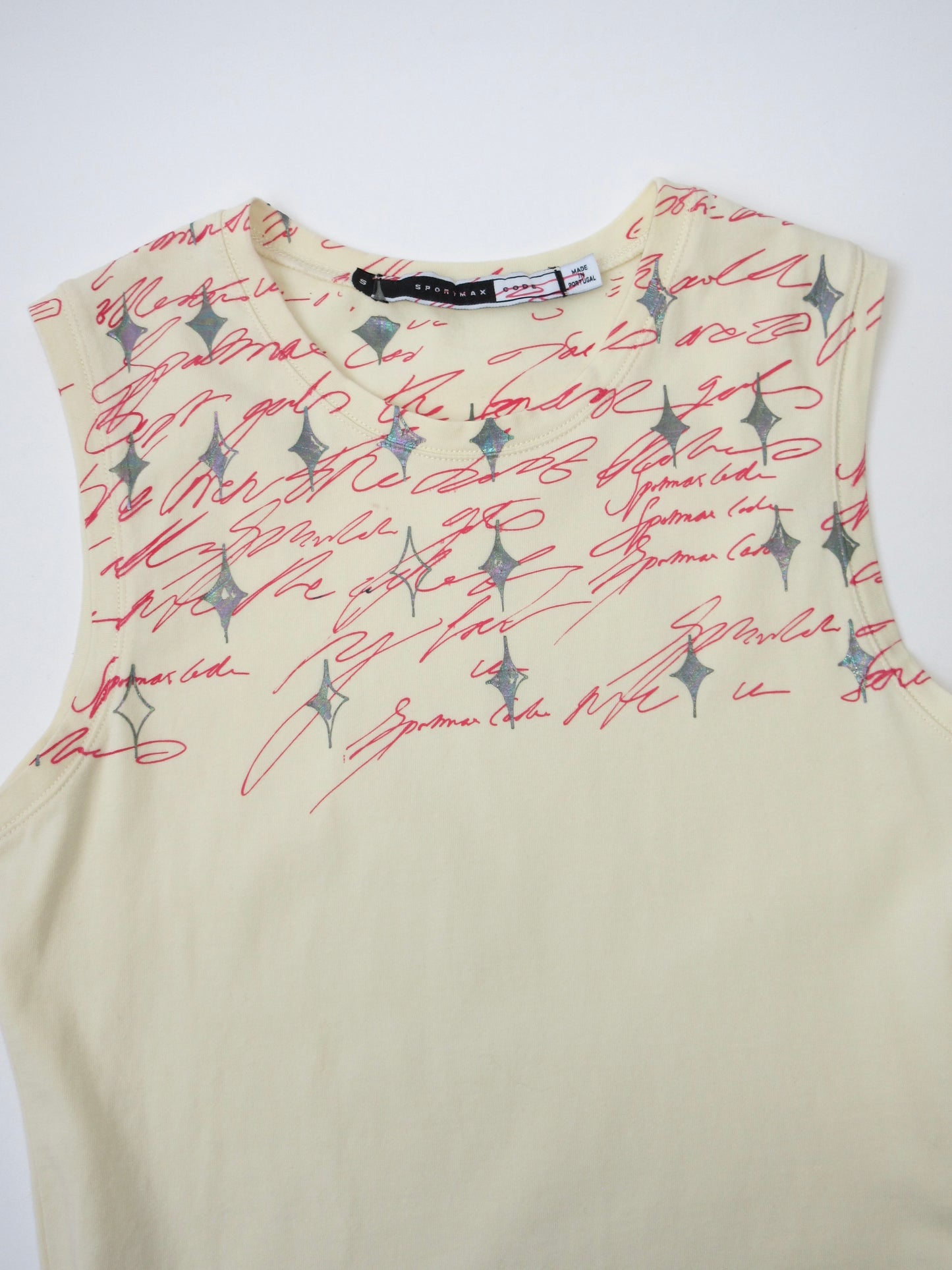 SPORTMAX side hole design sleeveless top