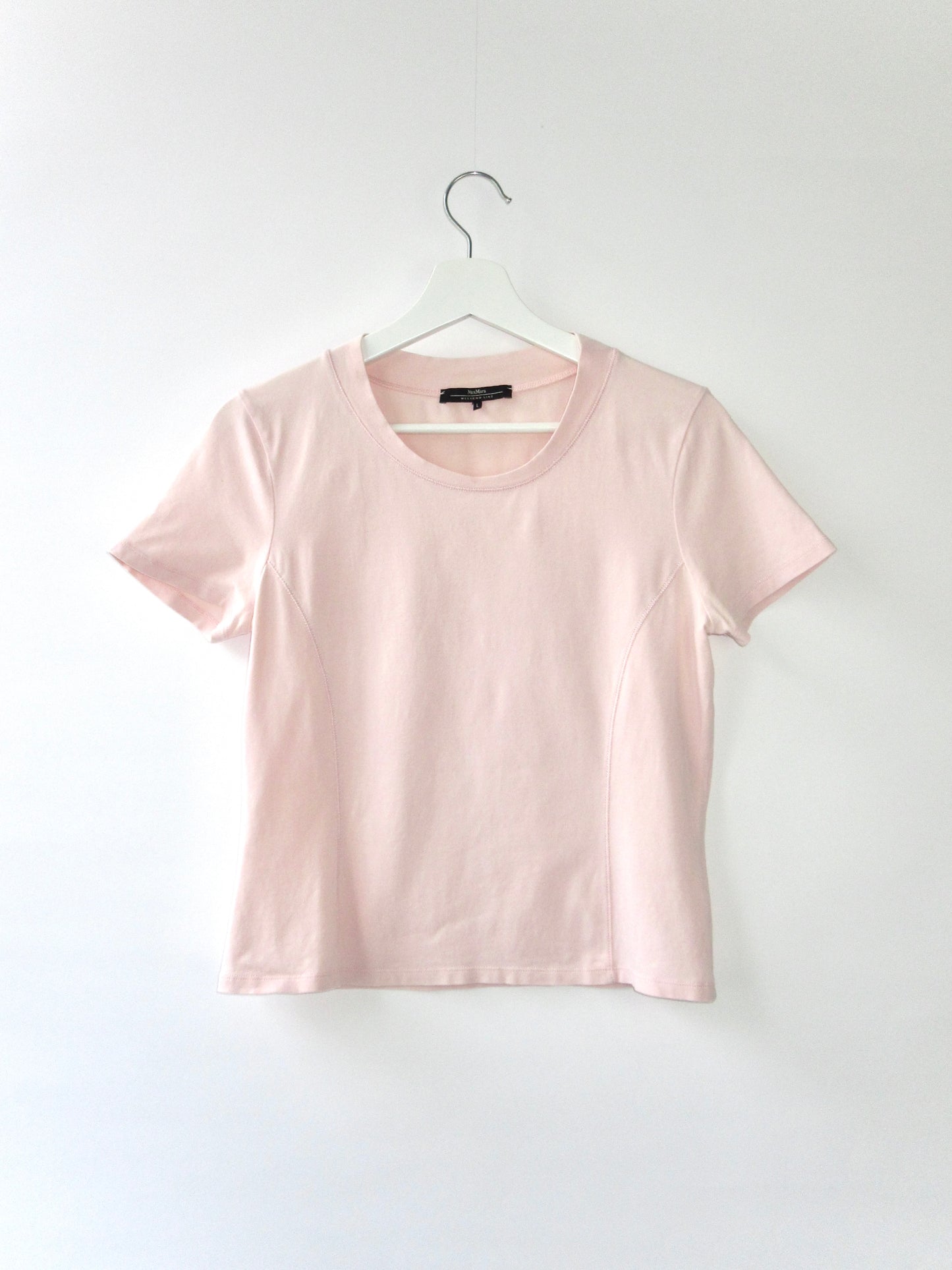 Max Mara pink stitch t-shirt