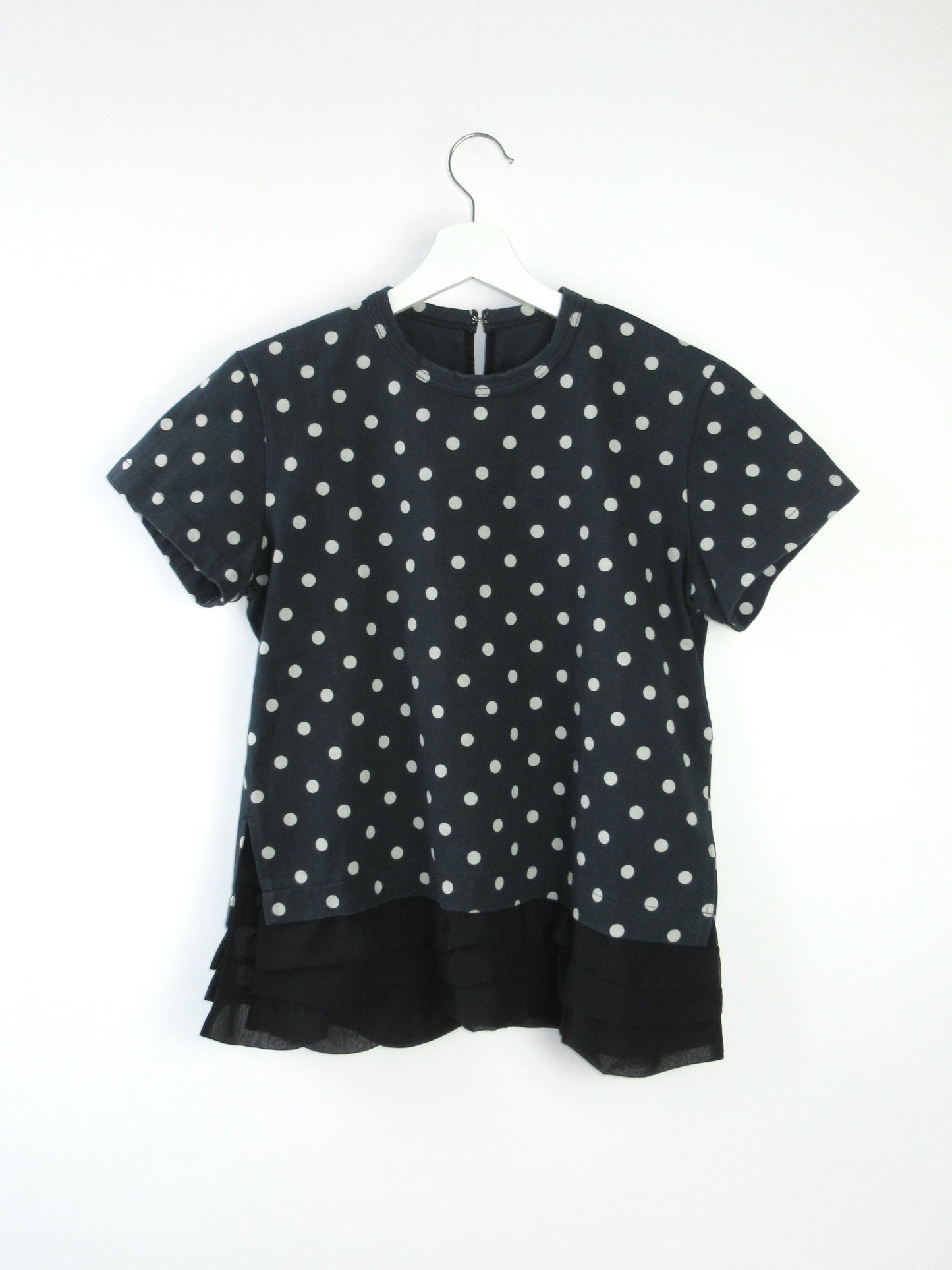tricot COMME des GARÇONS oversize polka dots t-shirt