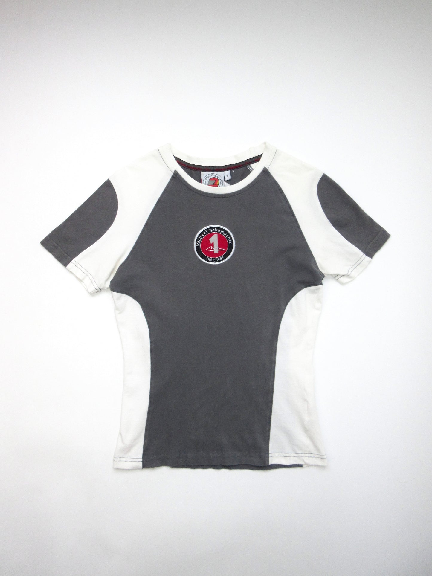 【used】emblem colorblock t-shirt