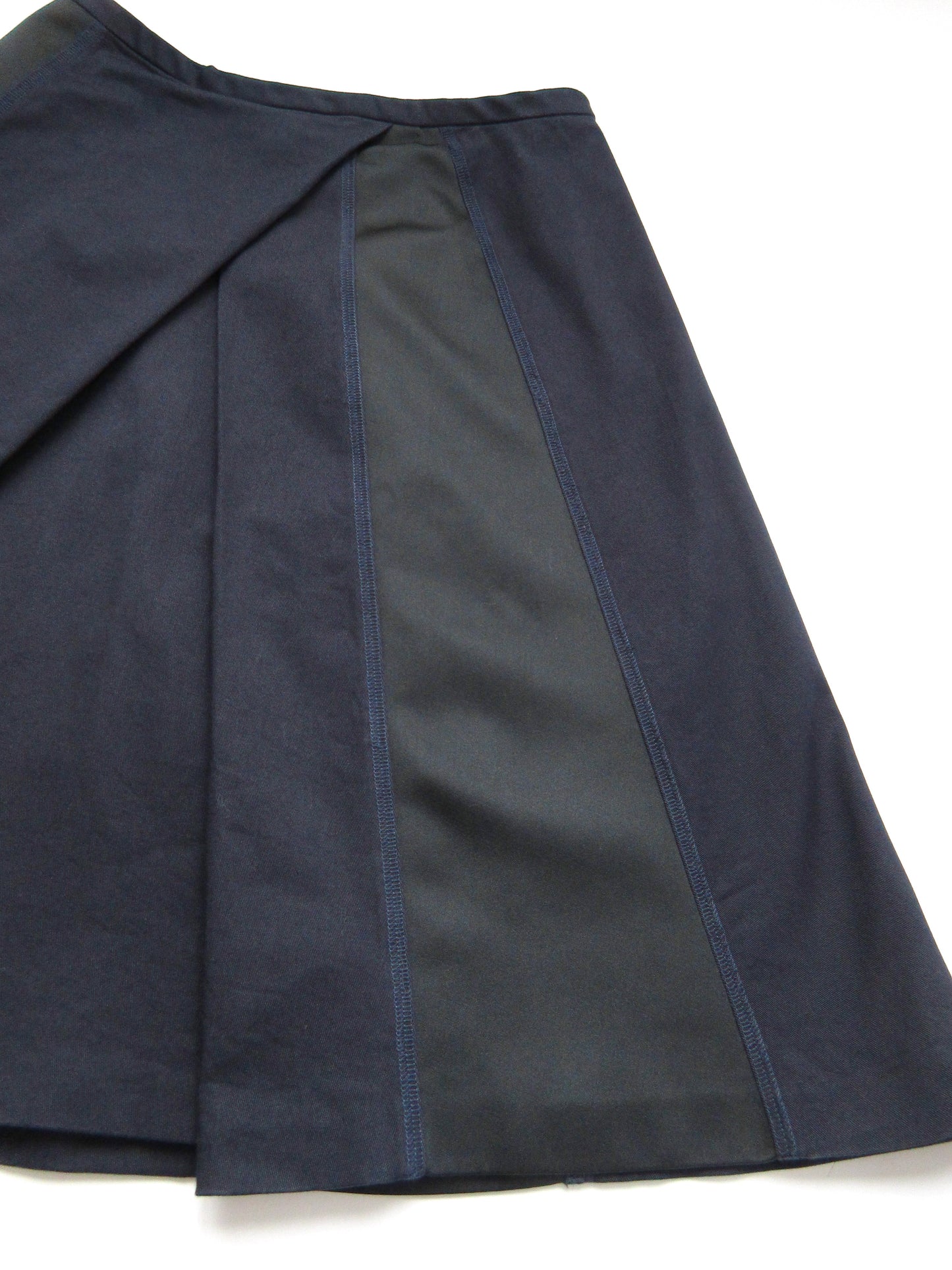 JIL SANDER NAVY switching skirt