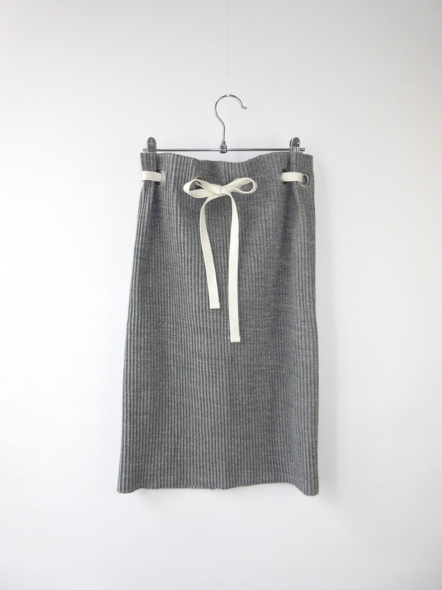 eyelet rib skirt