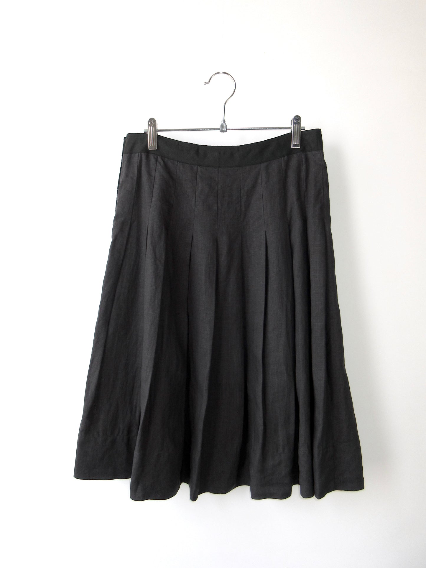 MARGARET HOWELL linen flare skirt