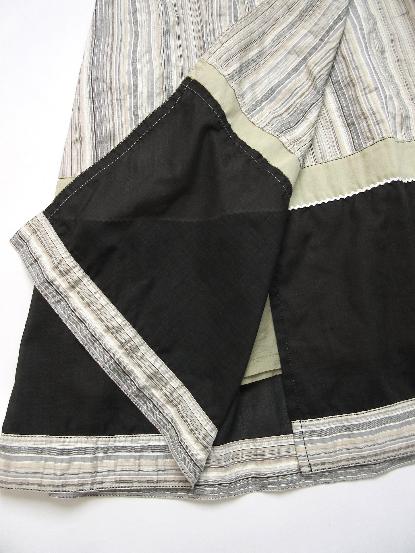 【used】multi design flare skirt