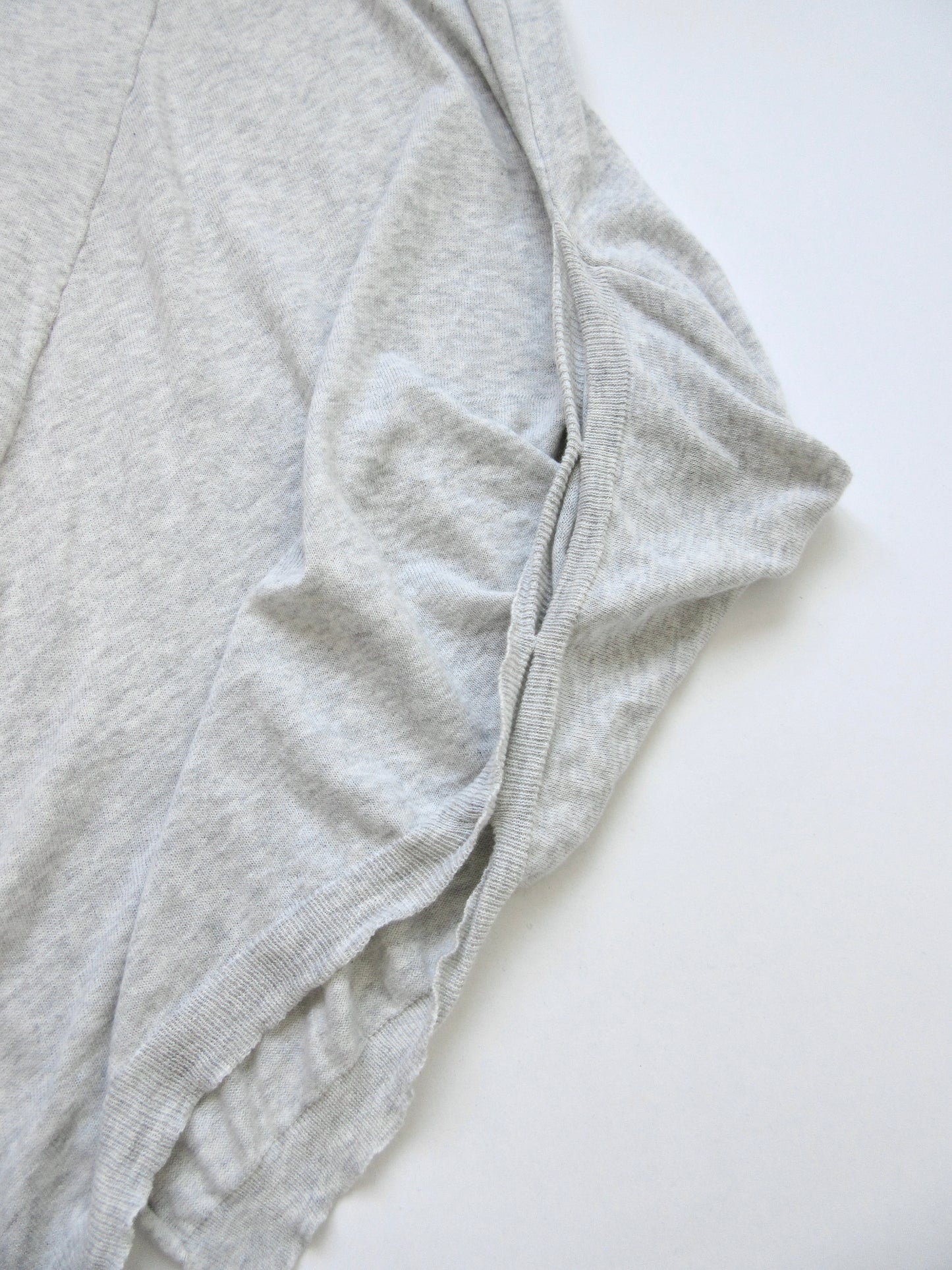 【used】asymmetry design cotton knit tunic