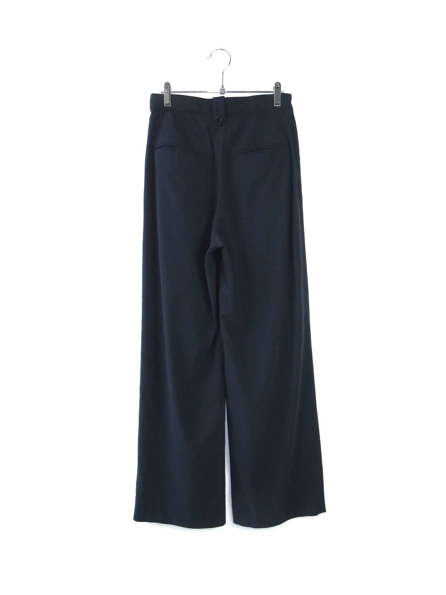 dark navy two tuck wide pants