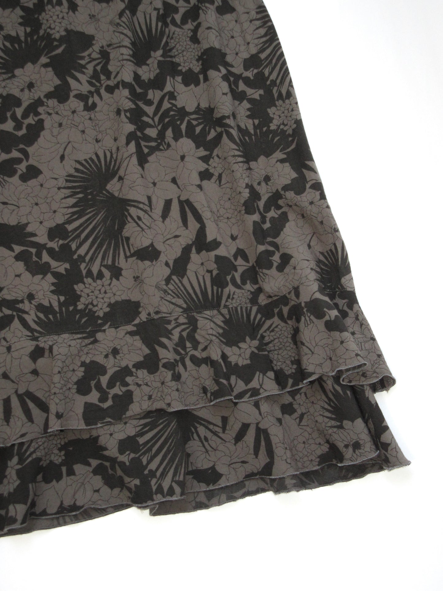 【used】flower pattern sleeveless dress