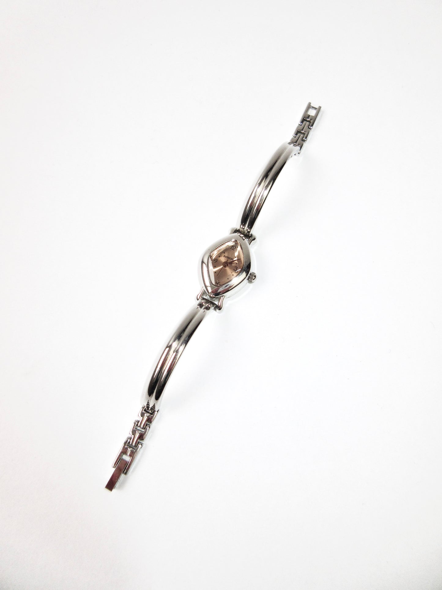 coral diamond shaped watch