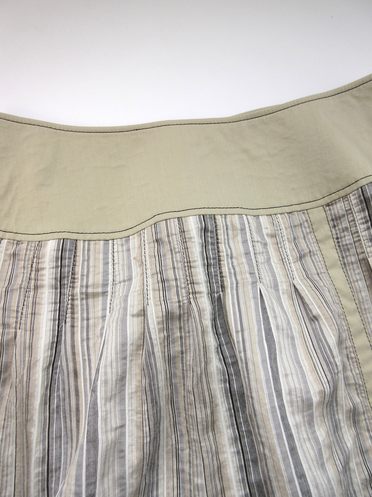 【used】multi design flare skirt