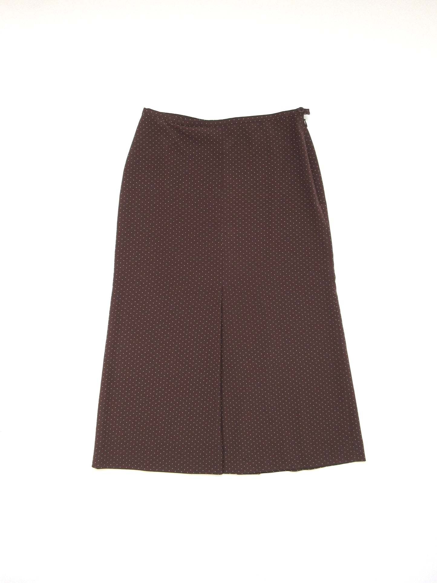 agnes b. polka dots brown skirt