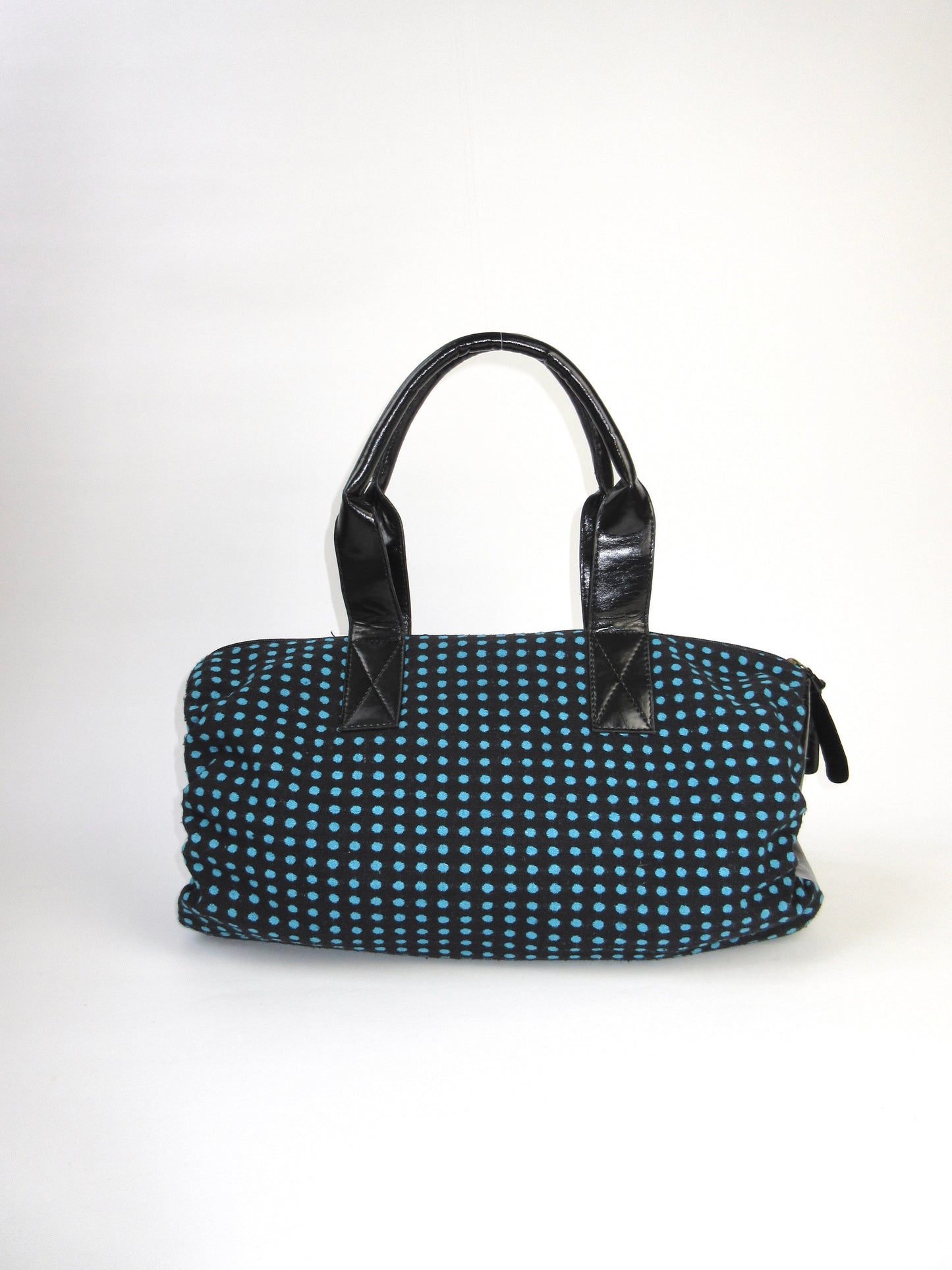 polka dots boston bag